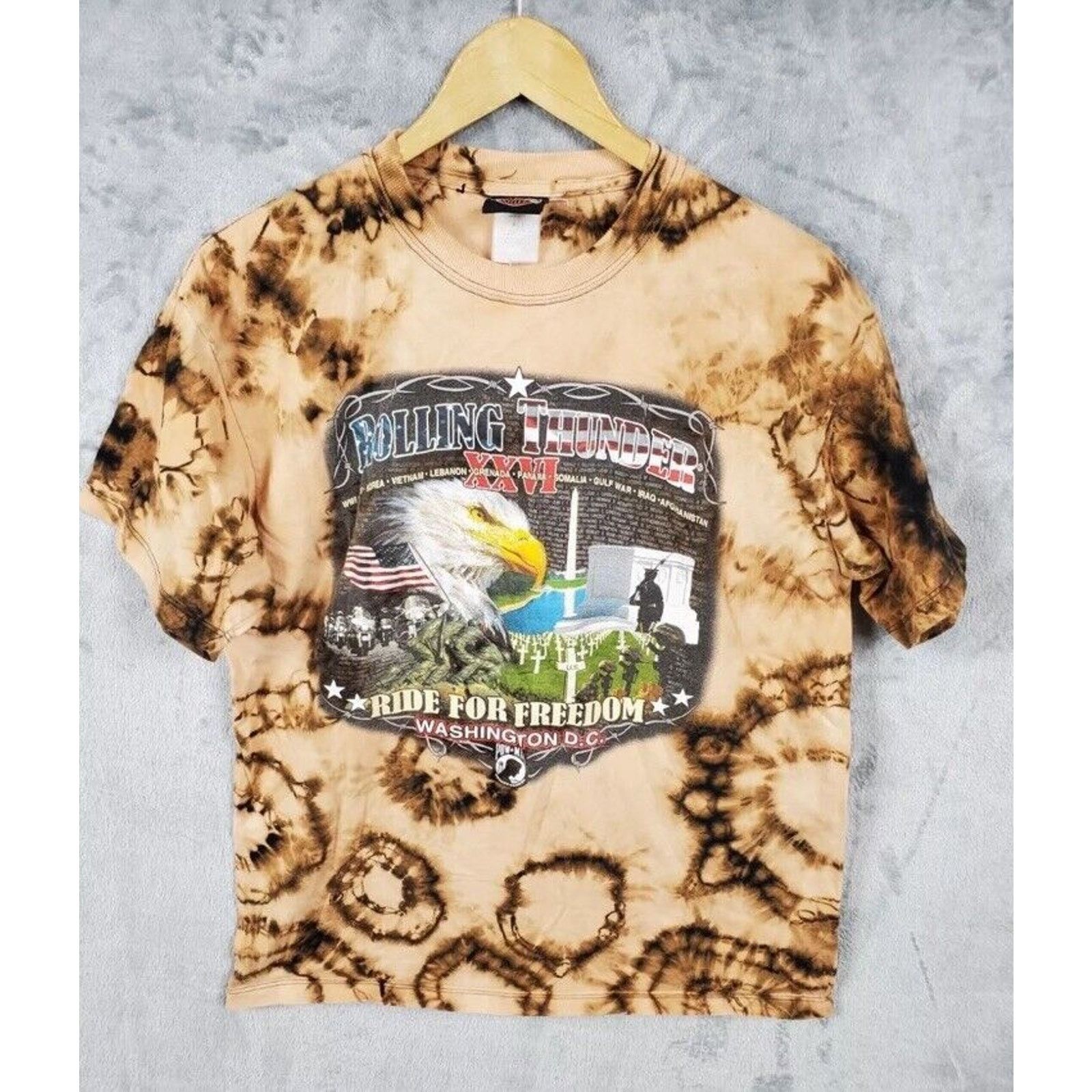 Harley Davidson Vintage Harley Davidson Shirt Men's L Rolling Biker Tye dye Size US L / EU 52-54 / 3 - 6 Thumbnail