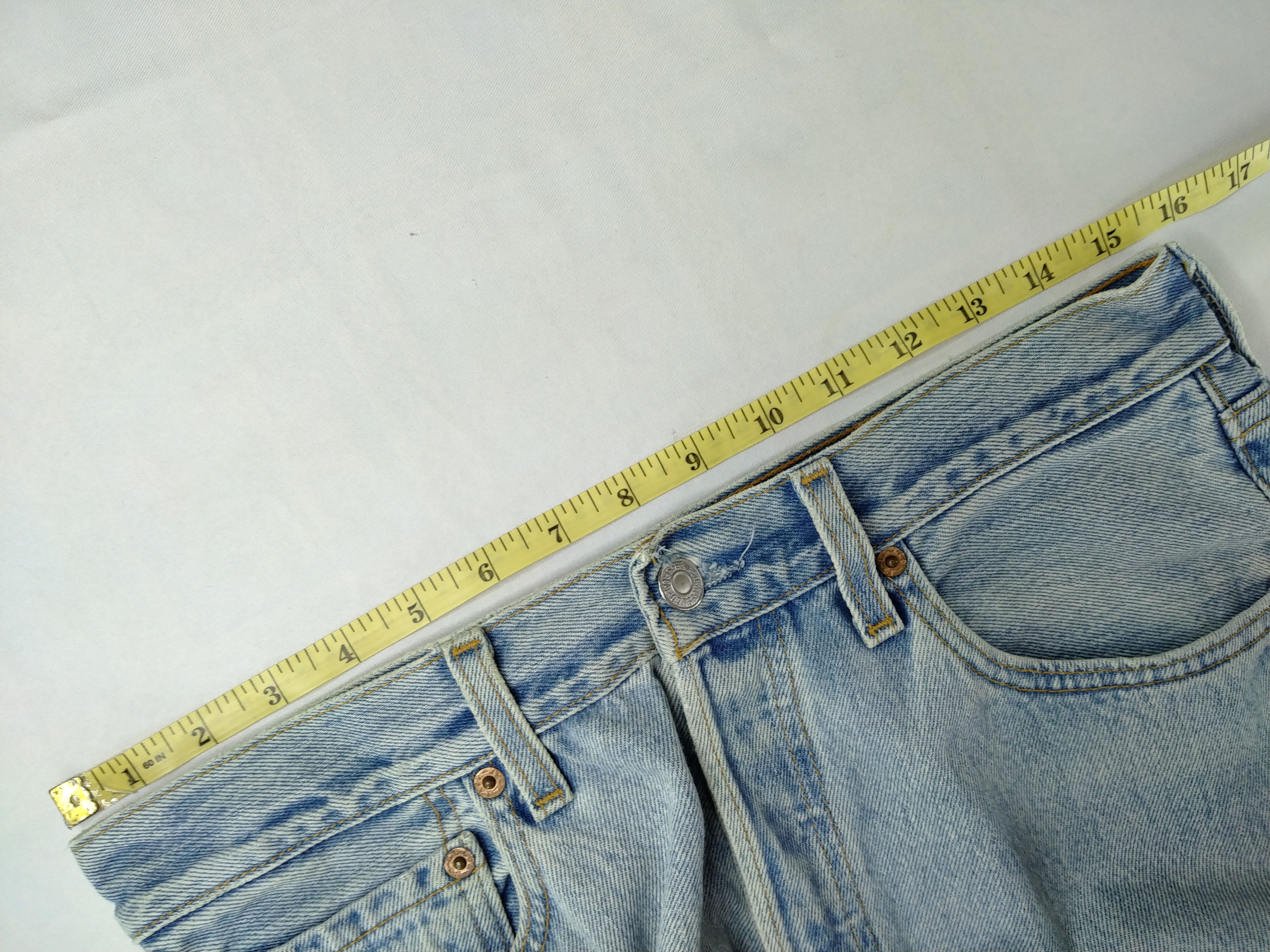 Levi's Light Wash Vintage Levi's 501 Patchwork USA Denim -JN509 Size US 31 - 5 Thumbnail
