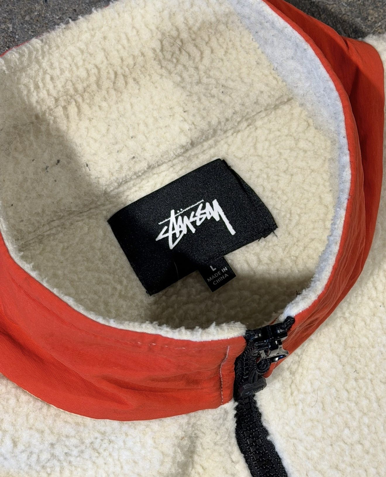 Stussy Stussy Nylon Mock Neck Fleece Size US L / EU 52-54 / 3 - 3 Thumbnail