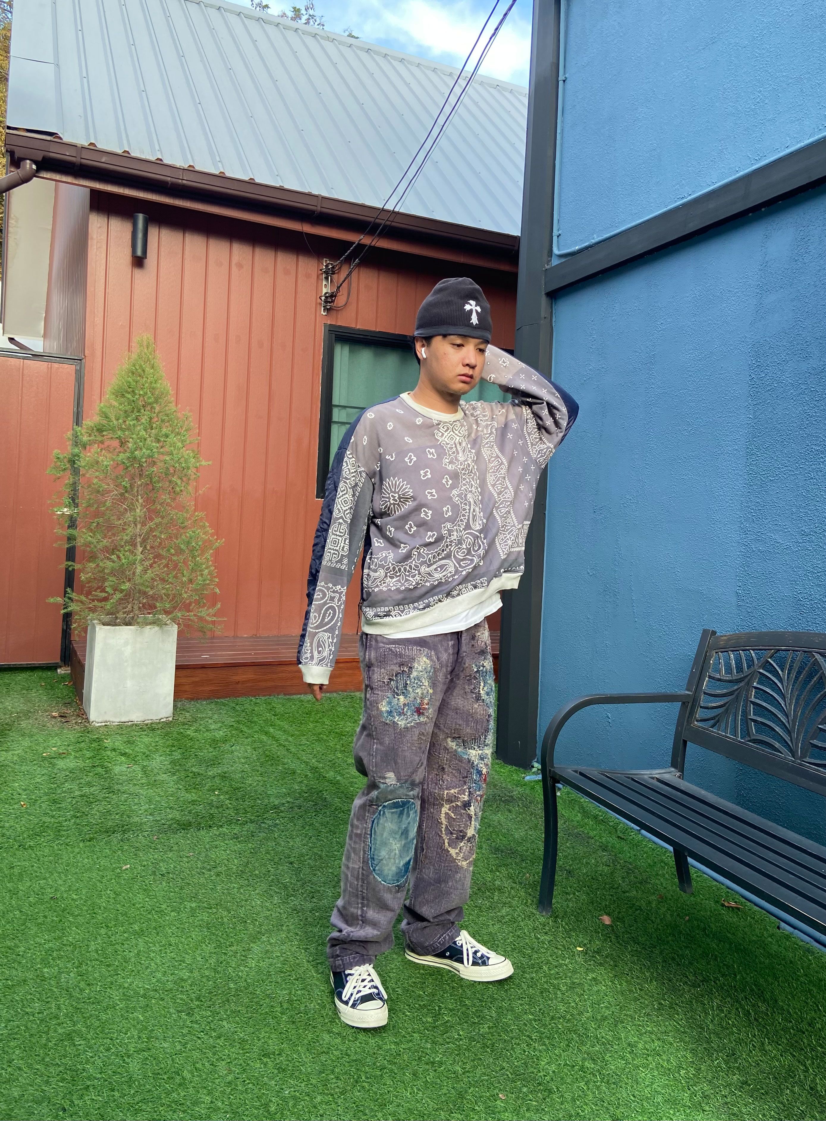 Kapital Rare* Kapital Kountry Boro pants Yagu damages chino Sashiko Size US 31 - 11 Thumbnail