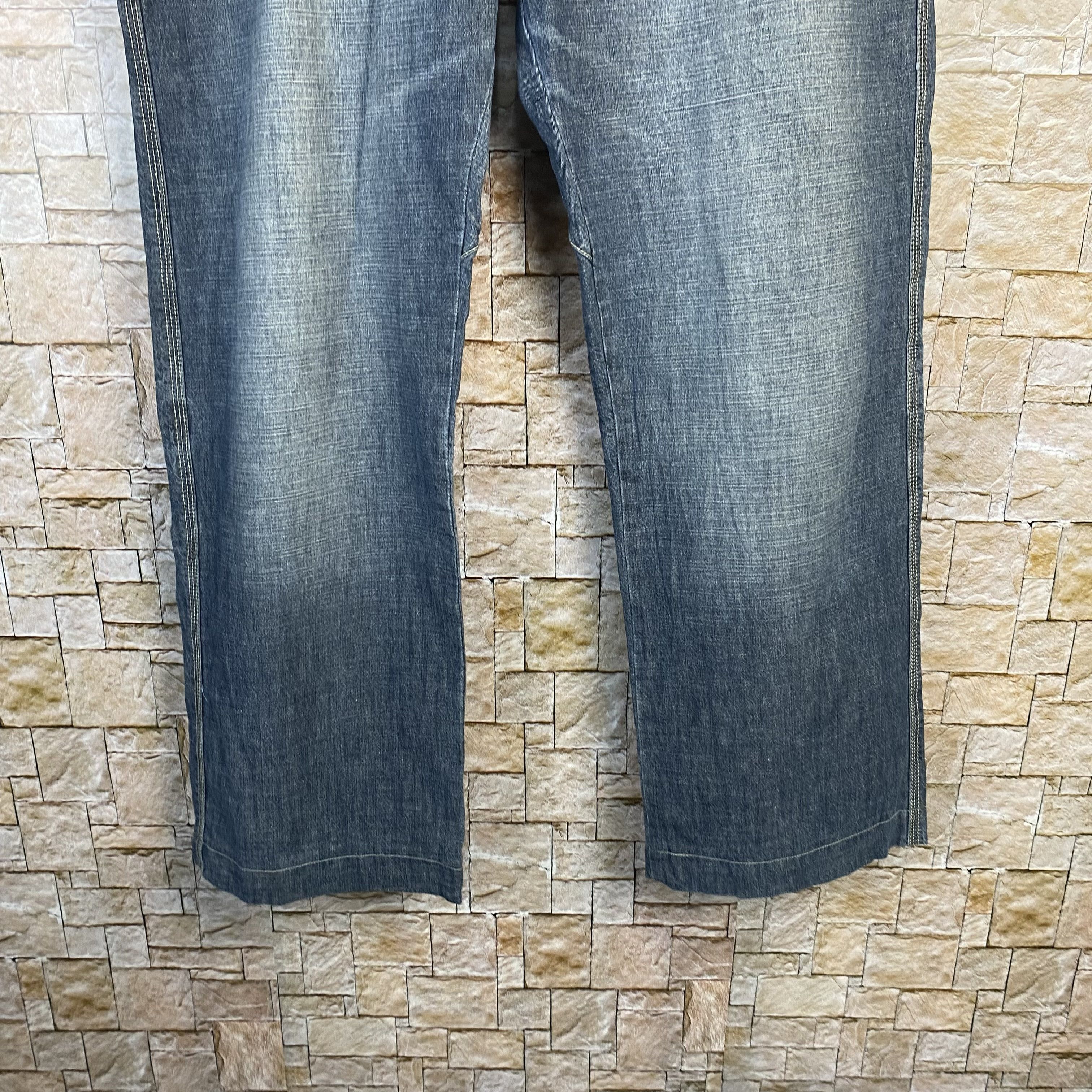 Japanese Brand Post Blue vintage Denim Pants #7590 Size US 36 / EU 52 - 4 Thumbnail