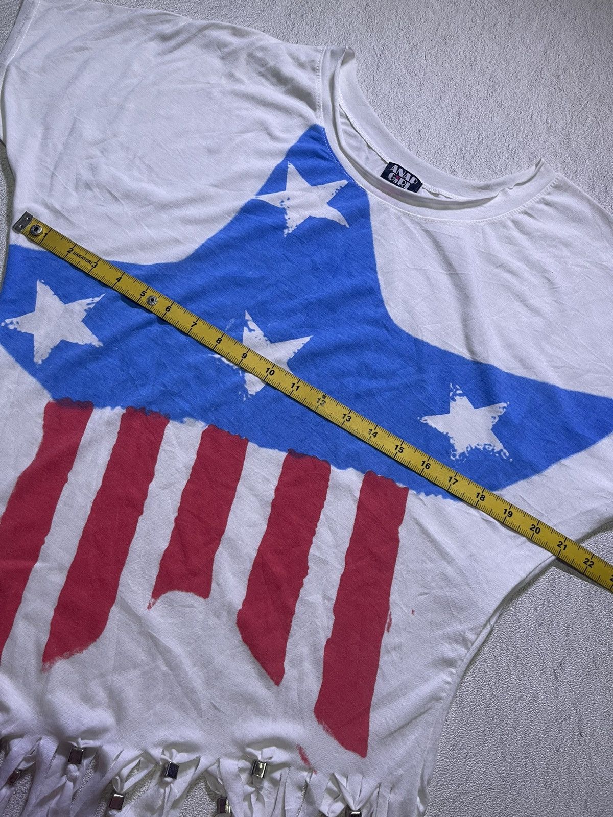 Japanese Brand Y2K ANAP short sleeve tshirt women's Size L / US 10 / IT 46 - 9 Thumbnail