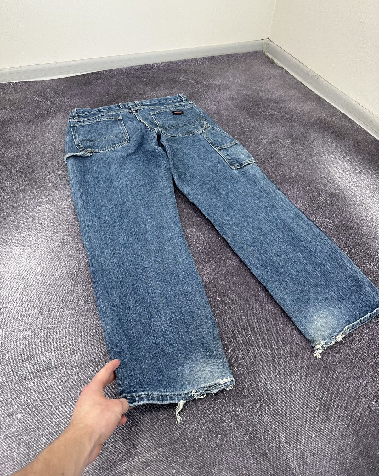 Dickies Vintage Dickies Distressed USA Baggy Cargo Carpenter Pants Size US 34 / EU 50 - 3 Thumbnail