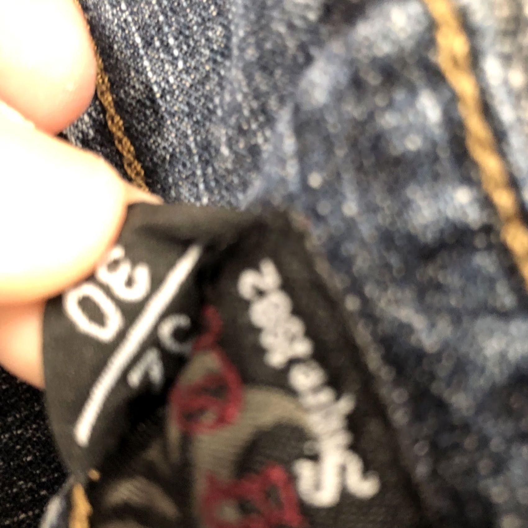 Vintage MICROS Jeans Shirt? lol Size US 33 - 7 Thumbnail
