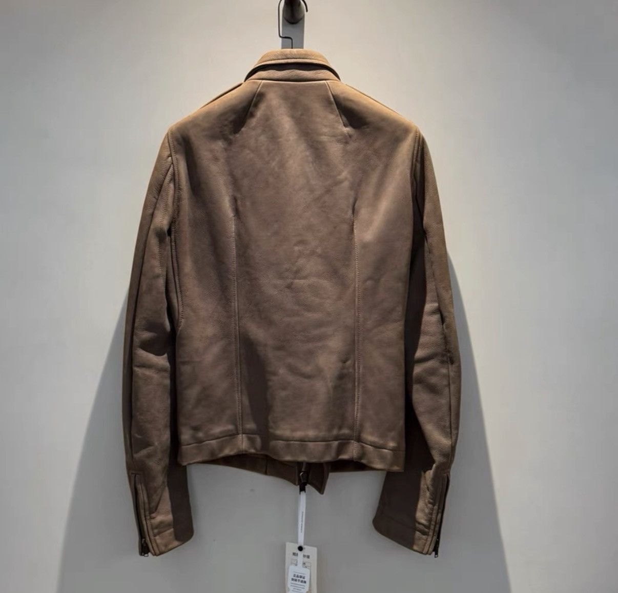 Rick Owens Rick Owens mainline heavyweight bullhide moto jacket Size US M / EU 48-50 / 2 - 3 Thumbnail