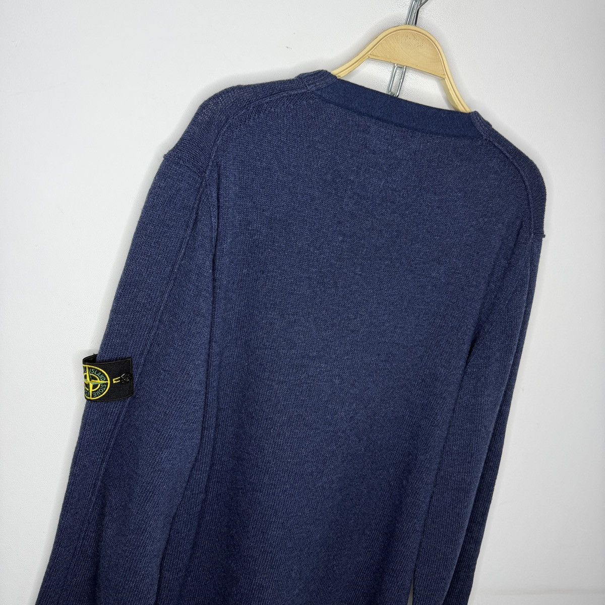 Stone Island Stone Island Sweater Knit Jumper Wool Navy Size US XXL / EU 58 / 5 - 13 Thumbnail