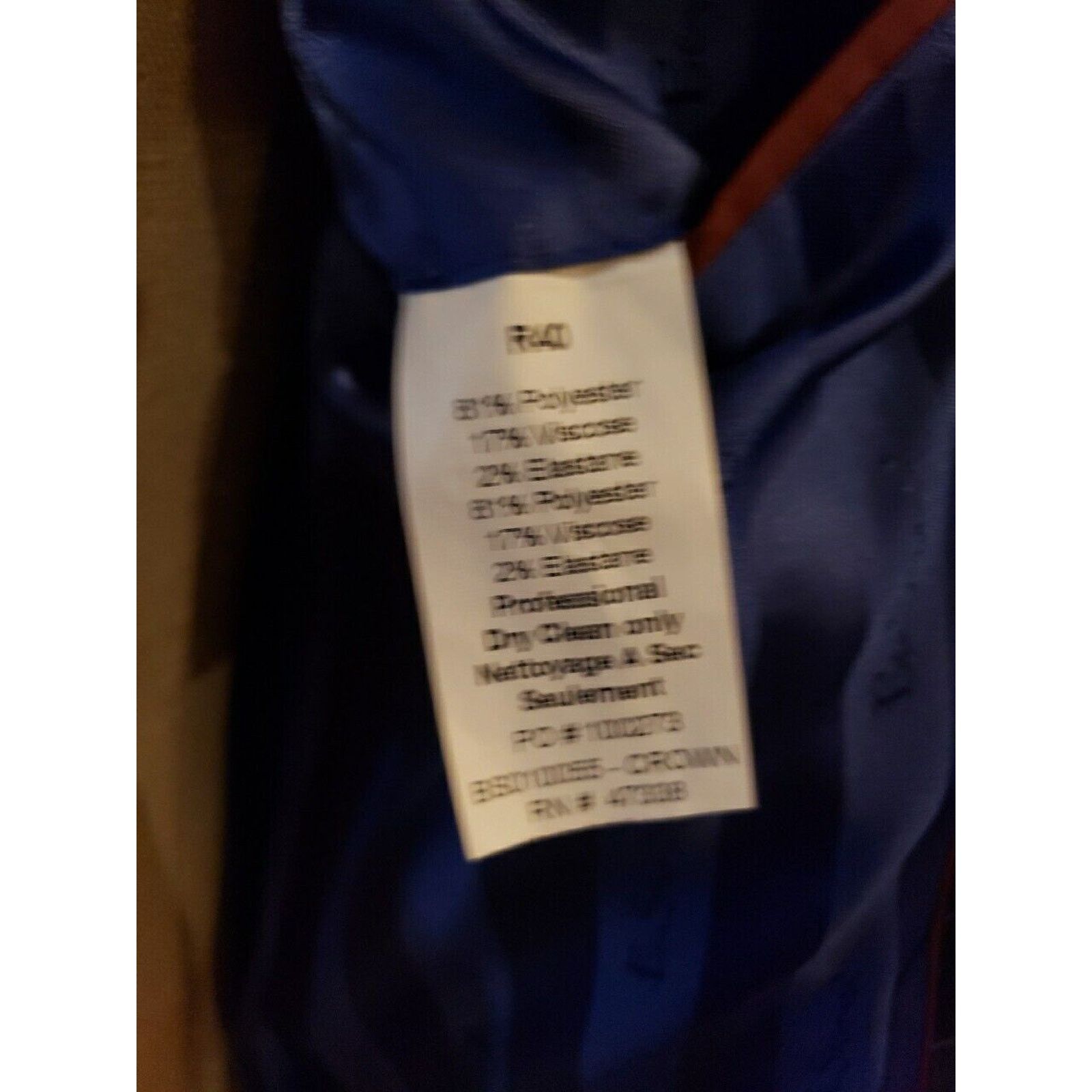 Ben Sherman NEW Ben Sherman Men's Blue Blazer Sportcoat Jacket Size 40R Size 40R - 4 Thumbnail