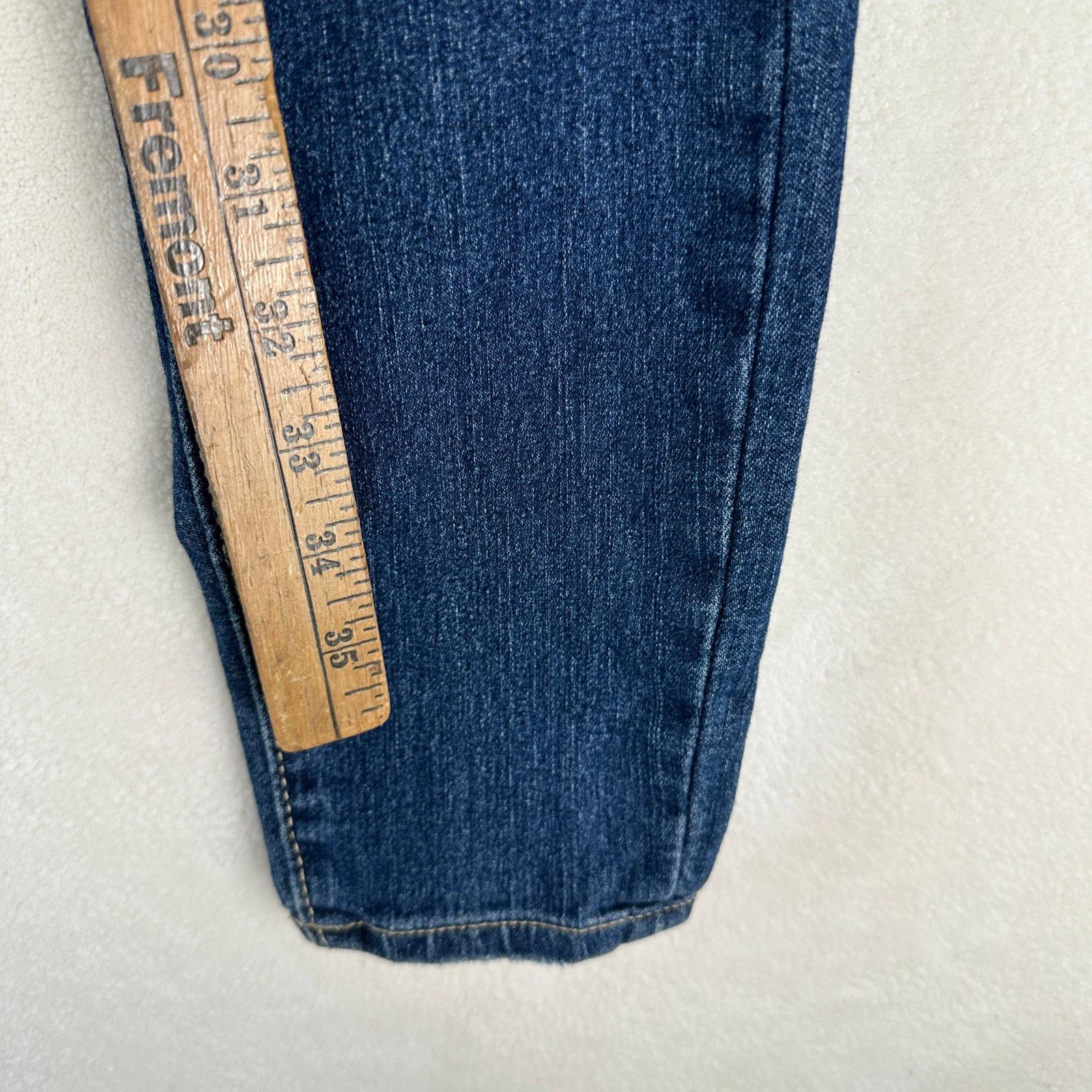 True Religion TRUE RELIGION WOMEN'S 26 HALLE HIGH RISE SUPER SKINNY MEDIUM Size 26" / US 2 / IT 38 - 7 Thumbnail