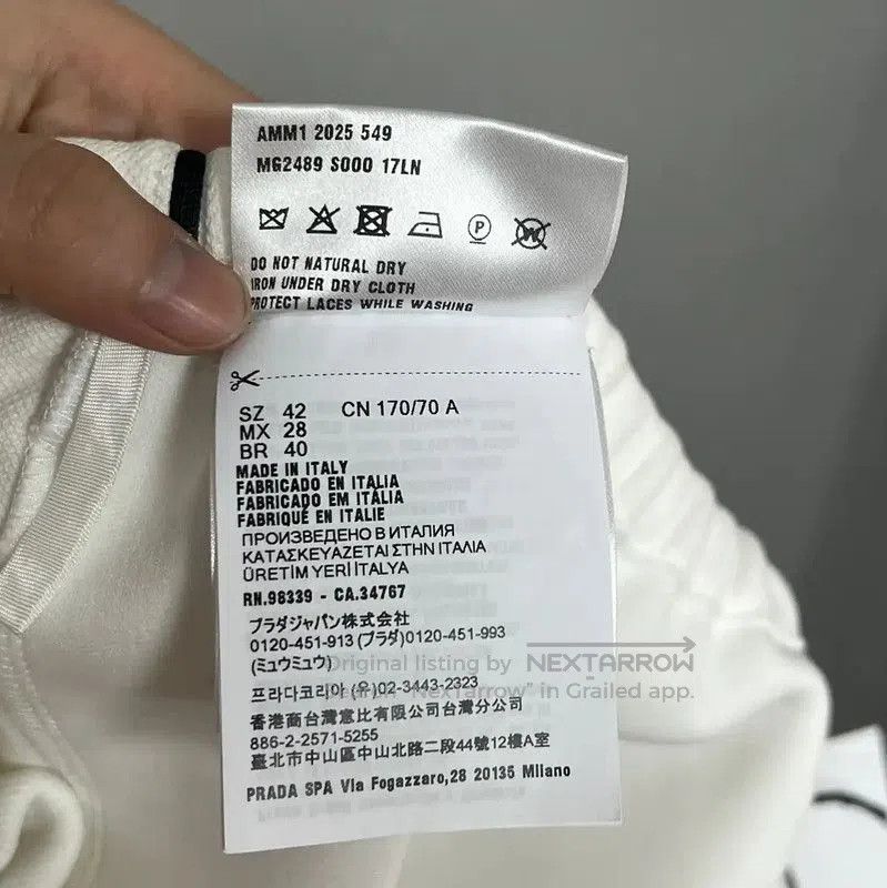 Miu Miu Miu Miu White Wool Women's Shorts . Size 29" - 7 Thumbnail