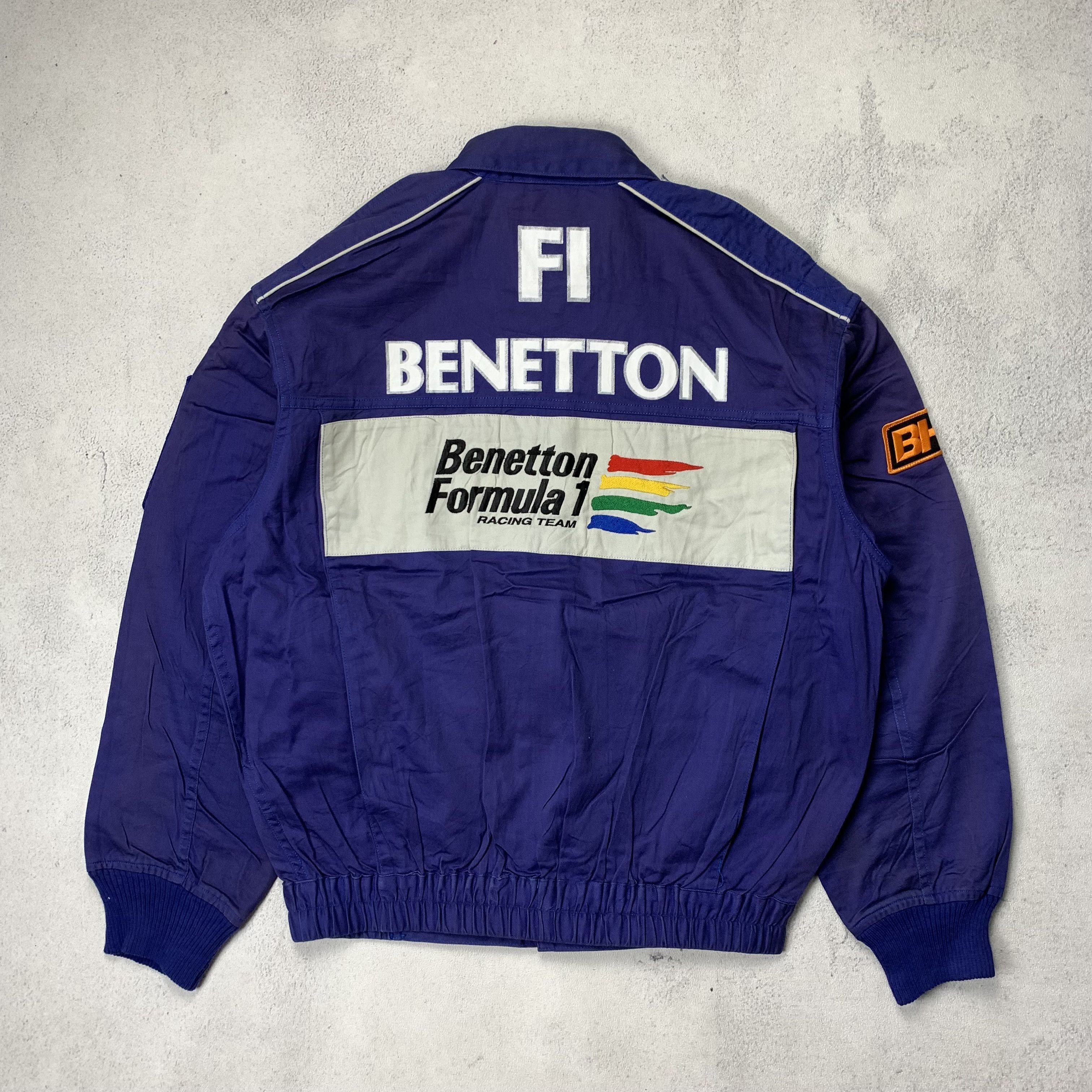 United Colors Of Benetton Vintage Benetton Formula 1 Racing Team Jacket ...