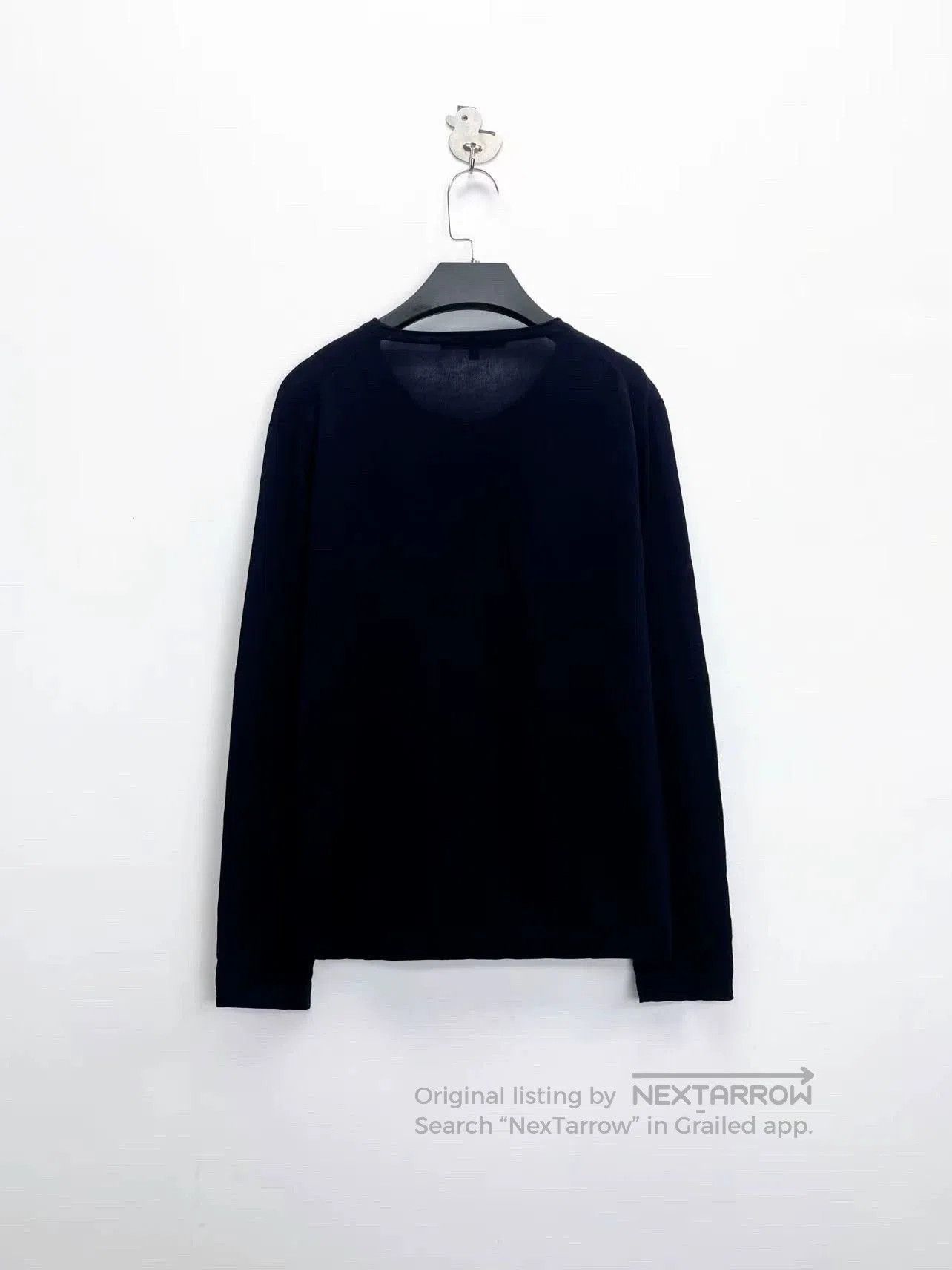 Gucci gucci navy long sleeve knit sweater with logo. Size US M / EU 48-50 / 2 - 2 Thumbnail