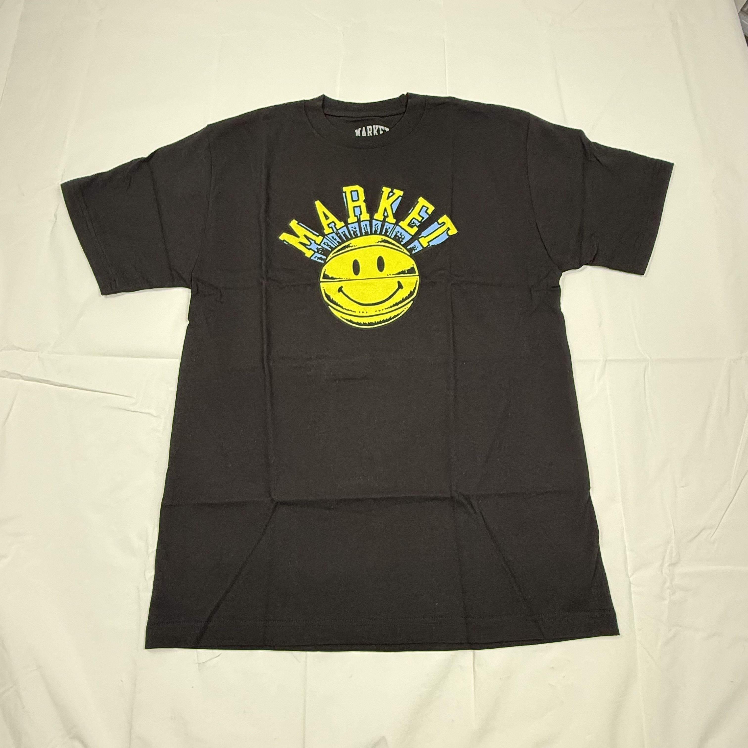 Market Market Smiley Basketball Graphic T-Shirt Mens Large Size US L / EU 52-54 / 3 - 2 Thumbnail