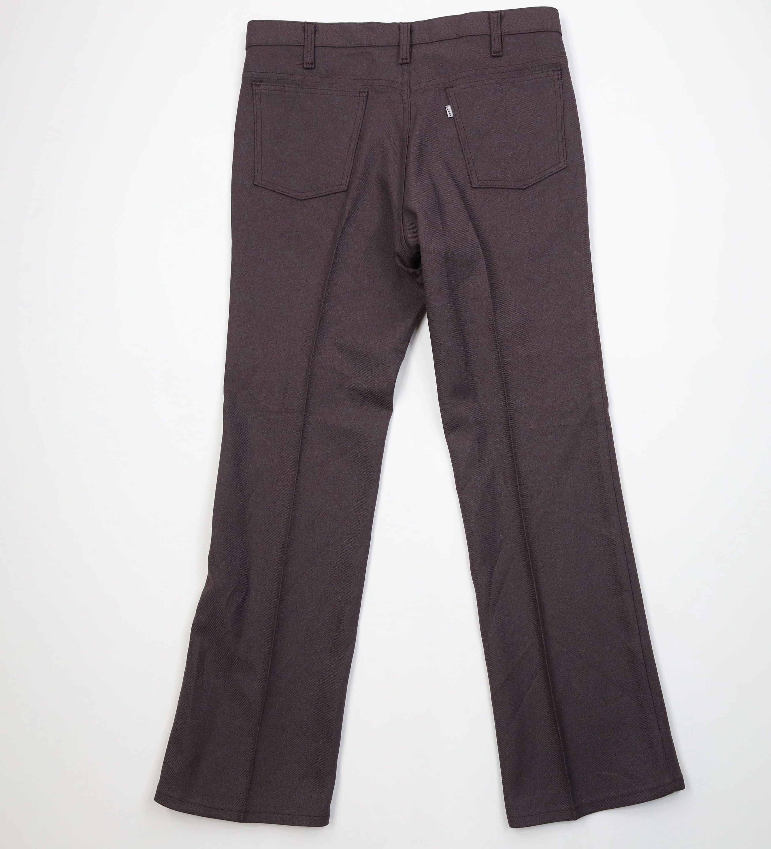 Levi's Vintage 90s Levis Wide Leg Chino Pants Trousers Purple USA Size US 33 - 9 Thumbnail