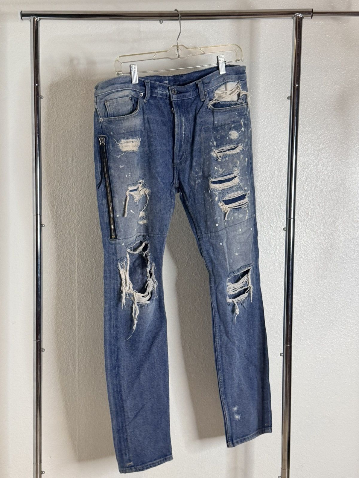 Mr. Completely Mr completely Paint Splatter denim Size US 32 / EU 48 - 1 Thumbnail