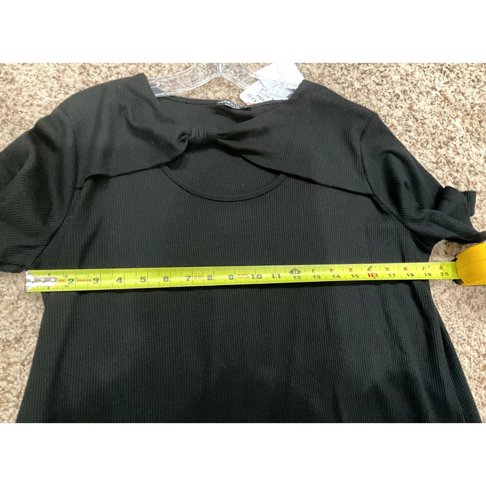 Vintage HEIMISH USA WOMENS T-Shirt L black Round Neck Short Sleeve Pullover Casual Knit Spandex USA Theme Modern Basic Size L / US 10 / IT 46 - 5 Thumbnail