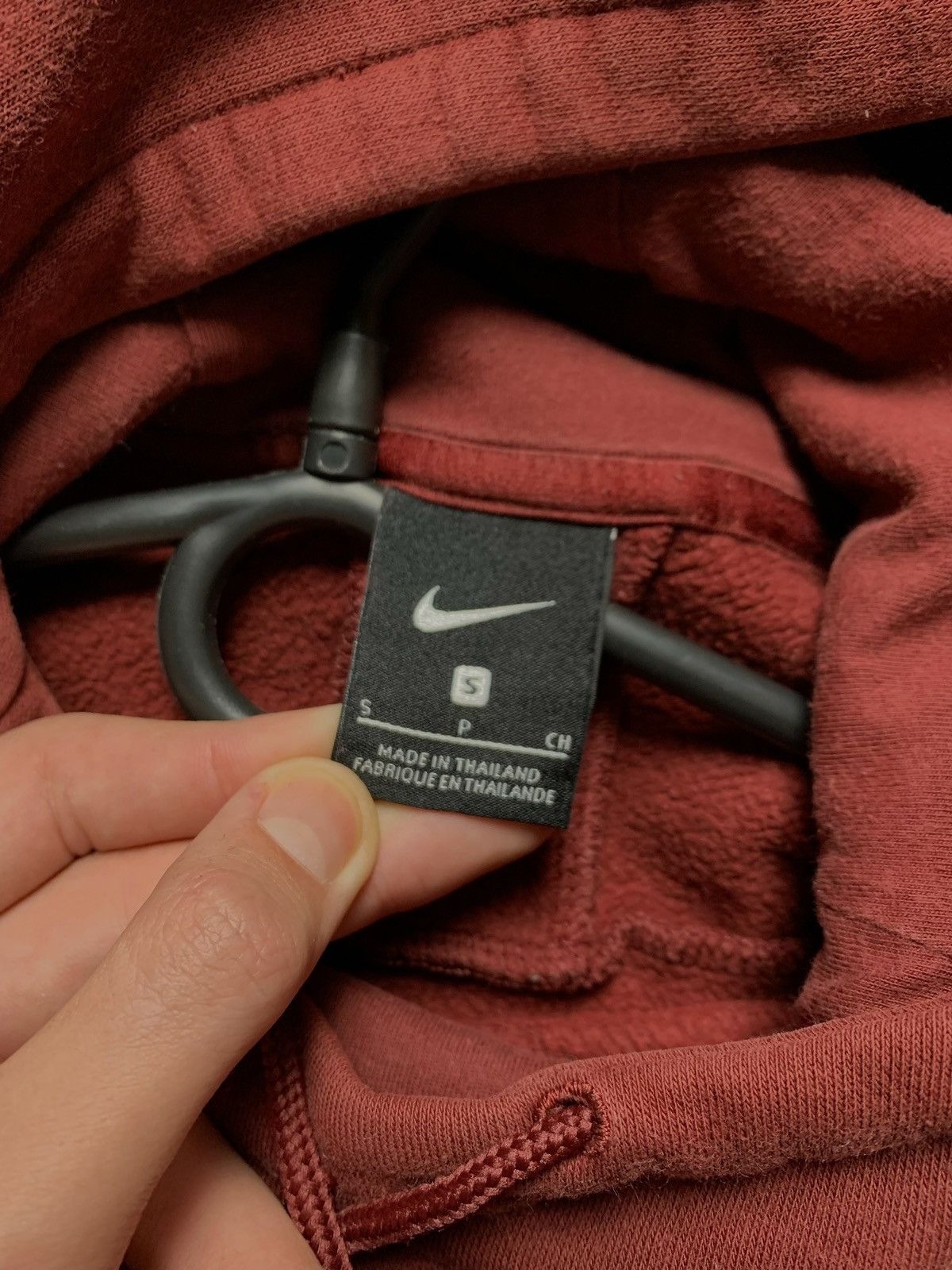 Nike × Vintage Vintage Nike AS Roma soccer hoodie size S Size US S / EU 44-46 / 1 - 4 Thumbnail
