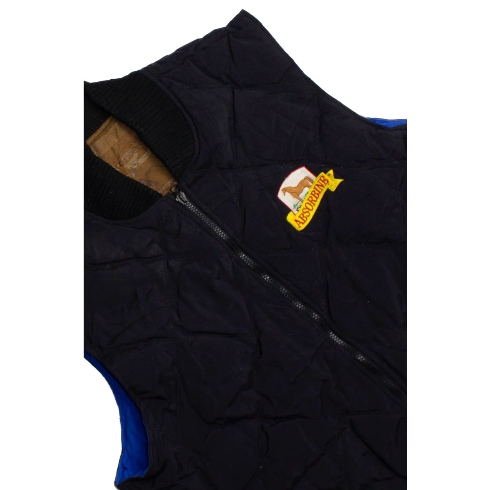 Roper VINTAGE Roper Range Gear Vest Black X-Large 1990s Absorbine Logo Vest Mens Size US XL / EU 56 / 4 - 2 Thumbnail
