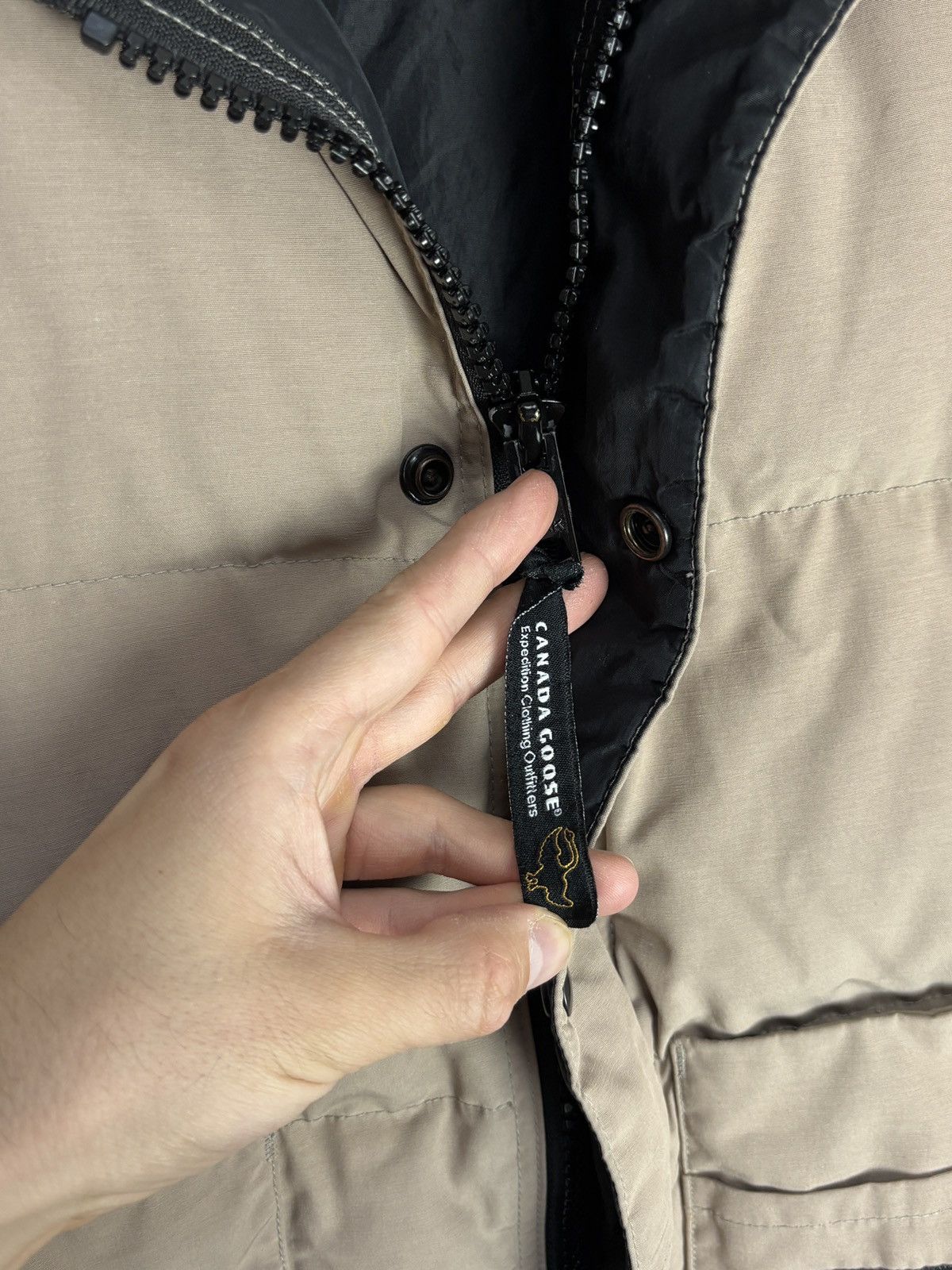 Canada Goose Canada Goose Beige Vintage Puffer Down Vest Size US S / EU 44-46 / 1 - 5 Thumbnail