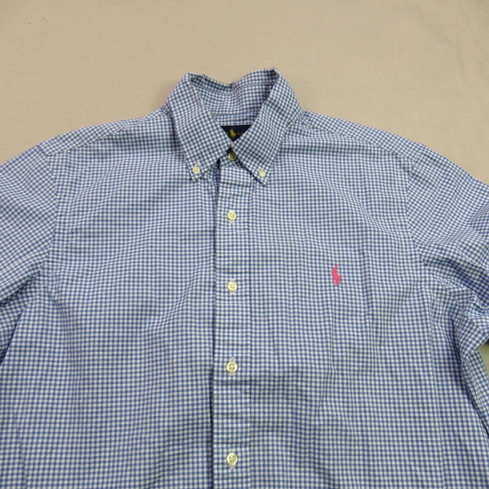 Ralph Lauren Ralph Lauren Shirt Mens L Blue Long Sleeve Casual Checks Button Front Size US L / EU 52-54 / 3 - 3 Thumbnail