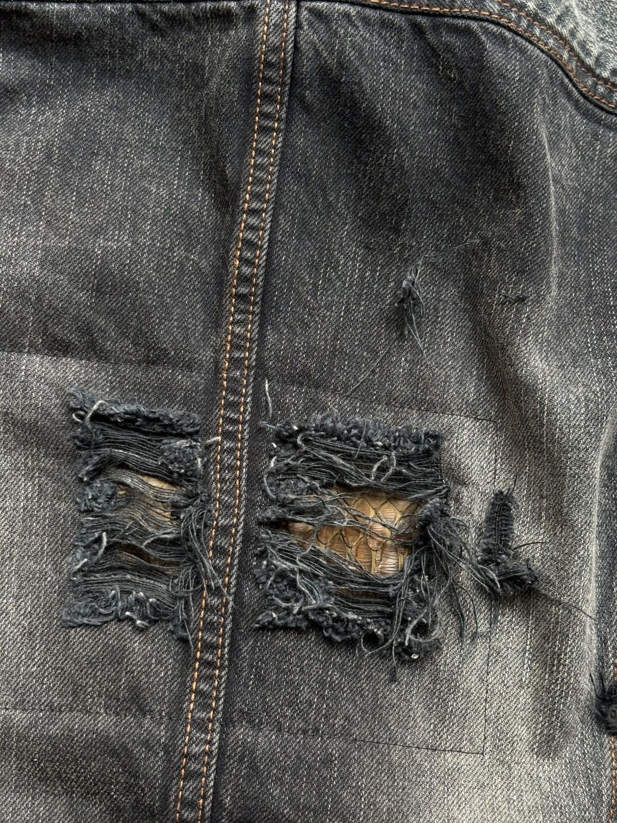 Japanese Brand HIDEAWAYS fur denim jacket Size US M / EU 48-50 / 2 - 6 Thumbnail