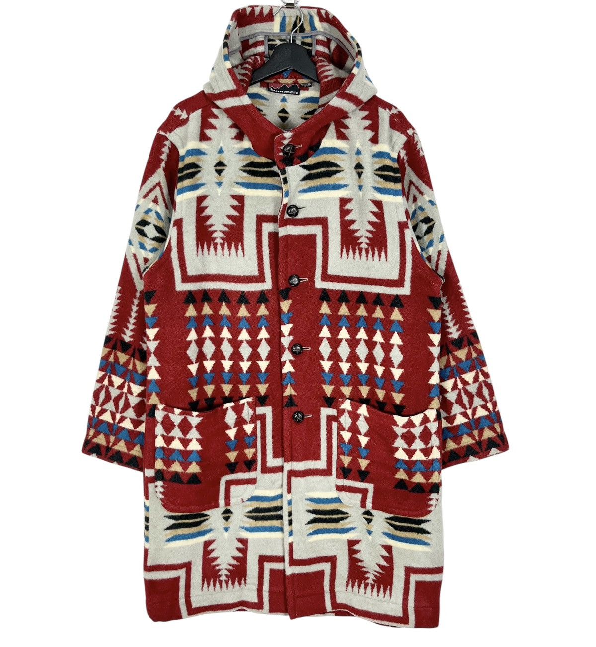 Native Bummers Outdoor Navajo Wool Hoodie Coat Size M / US 6-8 / IT 42-44 - 1 Thumbnail