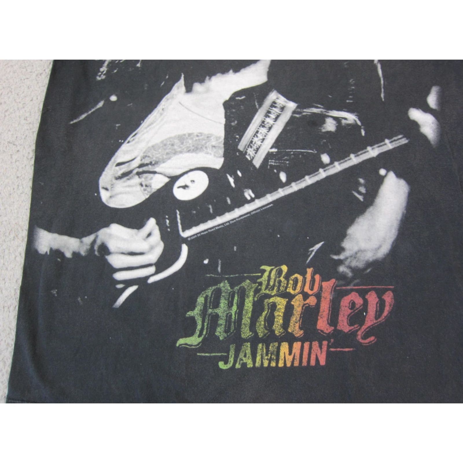 Vintage Vintage Bob Marley Shirt Mens S Black Reggae Music Graphic Tee 80s Jammin Nike? Size US S / EU 44-46 / 1 - 3 Thumbnail