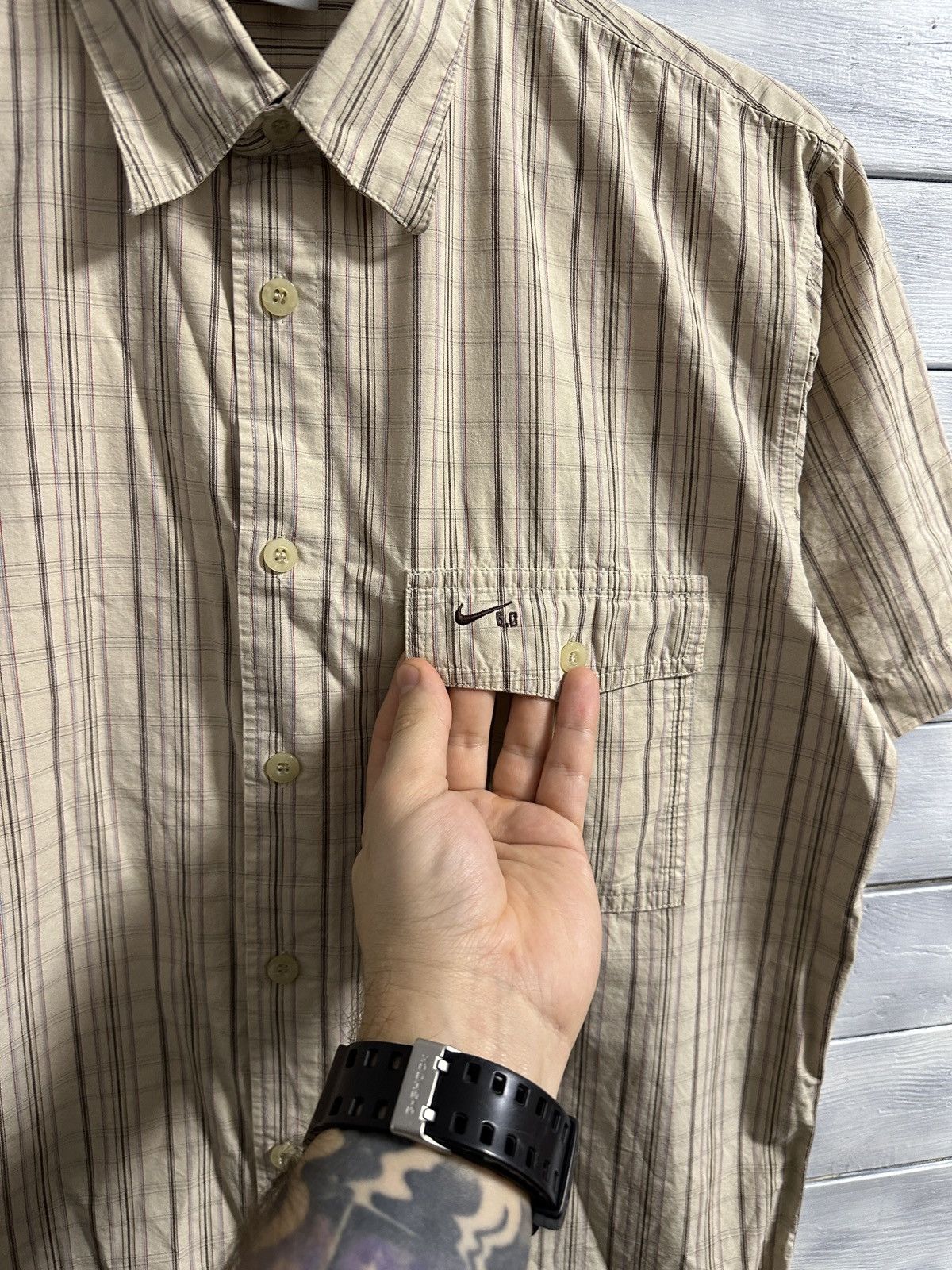 Nike Rare Vintage Shirt Nike 6.0 Small Swoosh Nova Check. Size US M / EU 48-50 / 2 - 2 Thumbnail