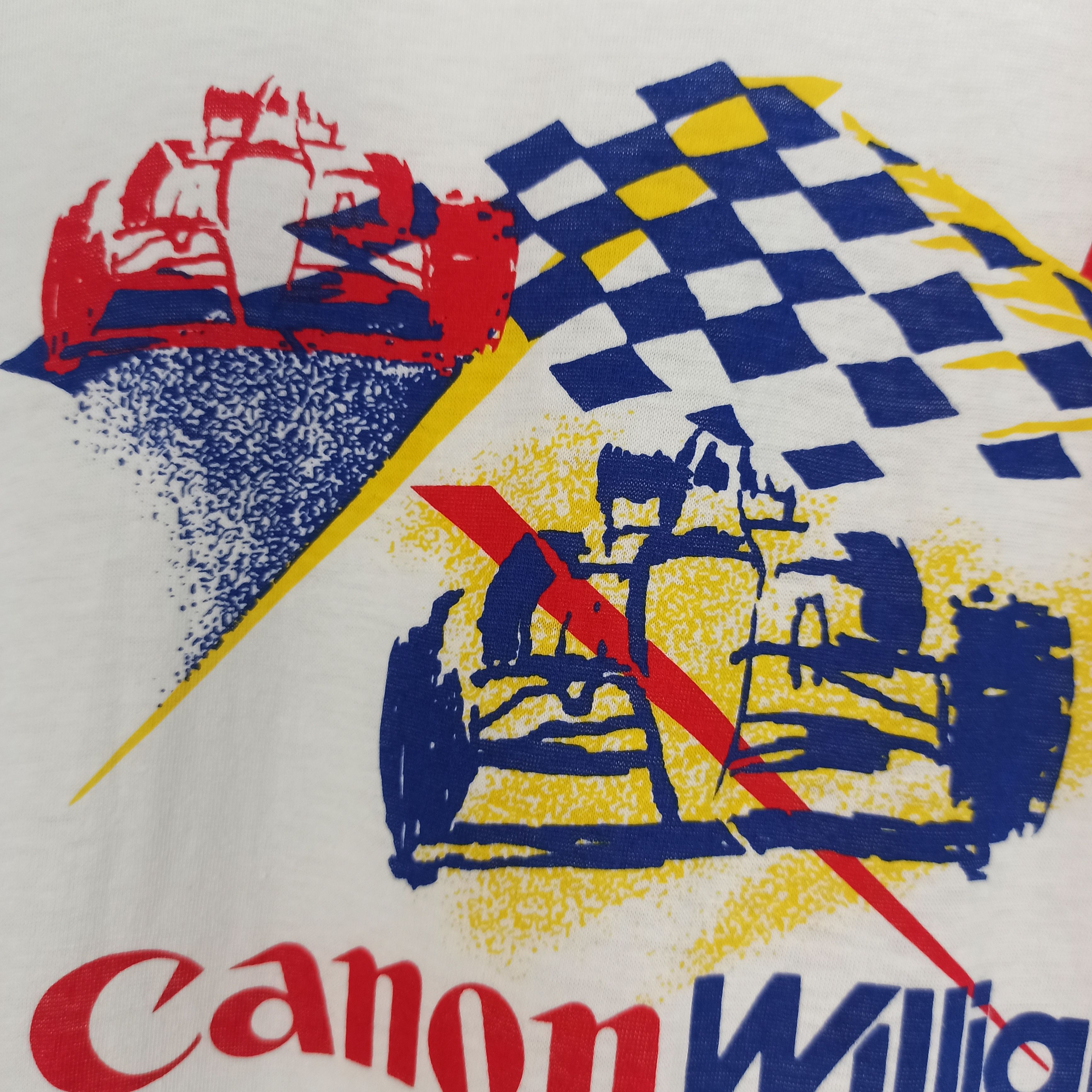 Formula 1 Vintage Asia Canon William F1 Racing Sports Tees Size US L / EU 52-54 / 3 - 3 Thumbnail