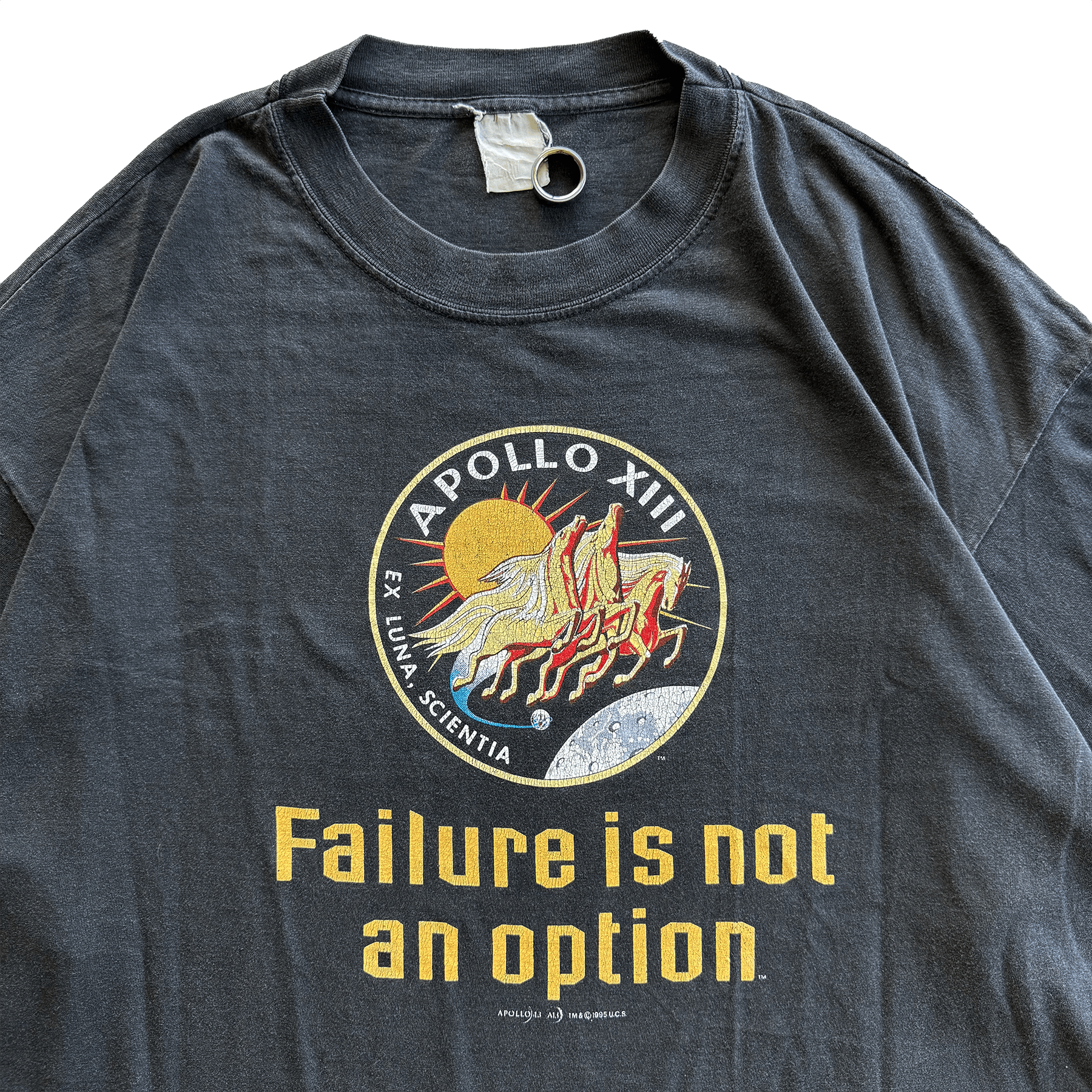 Vintage 1995 Vintage Apollo 13 "Failure Is Not An Option" Tee Size US XL / EU 56 / 4 - 2 Thumbnail