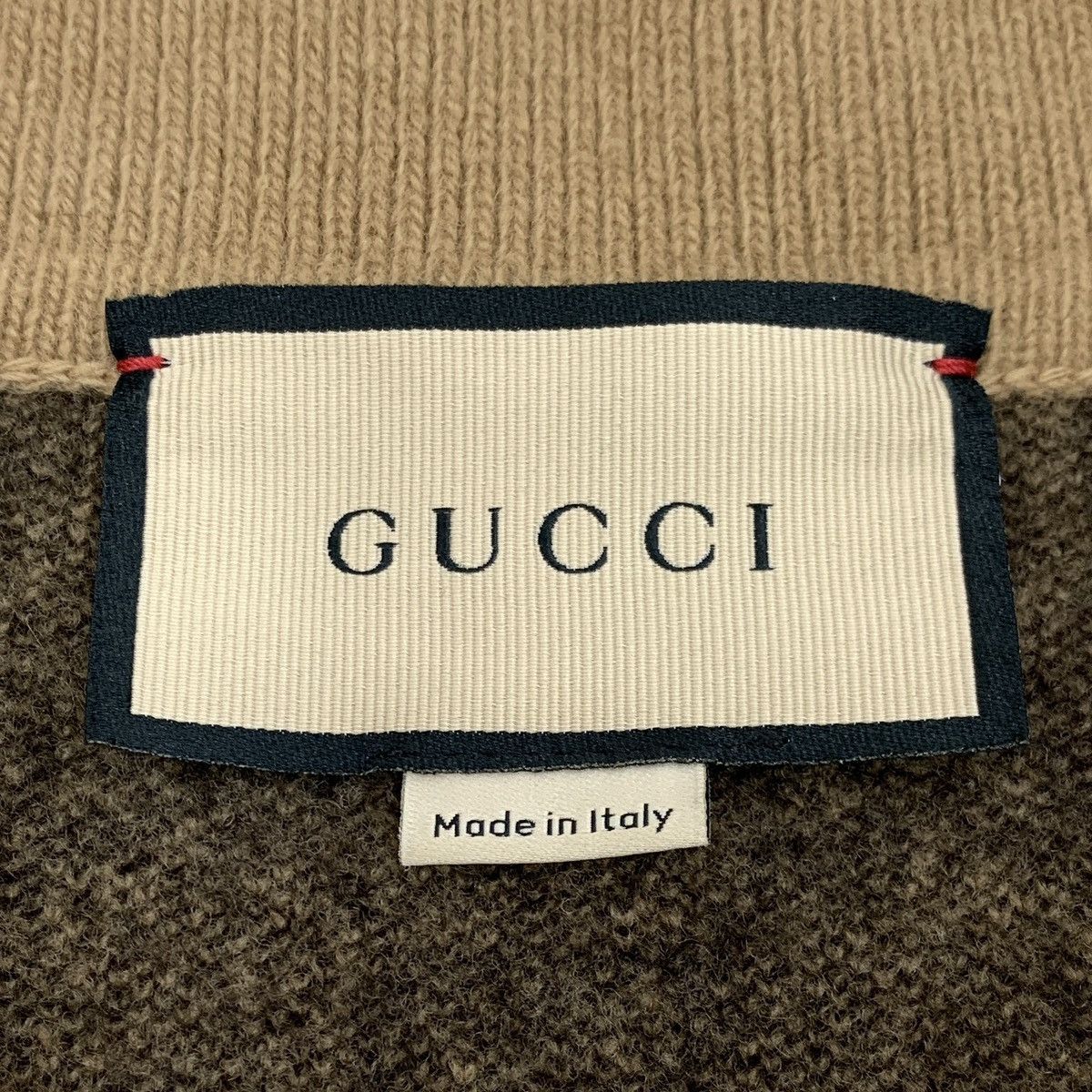 Gucci Gucci Brown Logo All Over Printed Wool Knit Cardigan Size M / US 6-8 / IT 42-44 - 5 Thumbnail