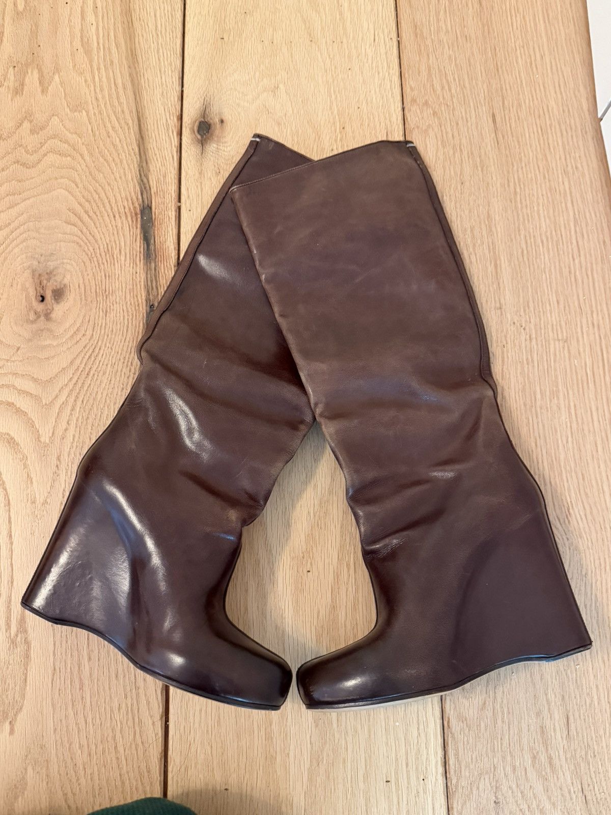 Maison Margiela Maison Margiela Leather Boots Size US 9.5 / IT 39.5 - 3 Thumbnail