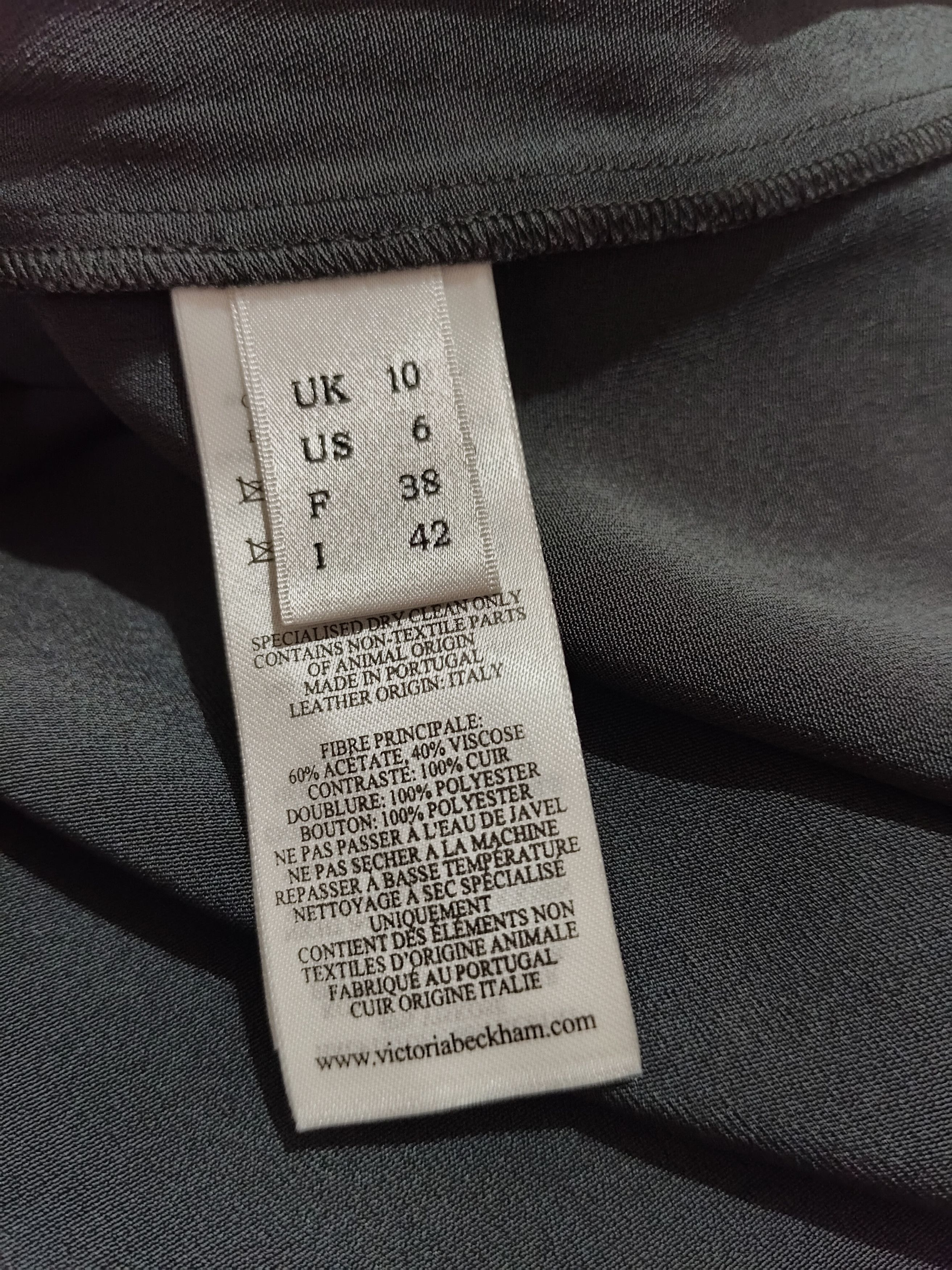 Victoria Beckham Victoria Beckham Fitted Utility Shirt Steel Grey Size M / US 6-8 / IT 42-44 - 7 Thumbnail