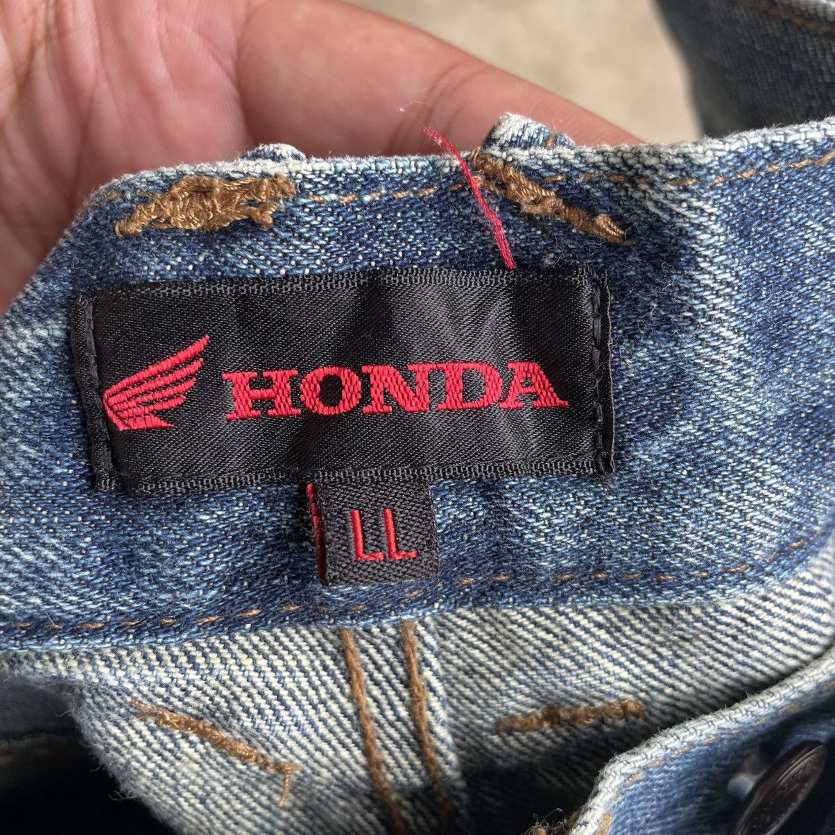 Honda 🔥🇯🇵Vintage Honda Stoned Washed Ripped Distress Denim Jeans Size US 34 / EU 50 - 14 Thumbnail