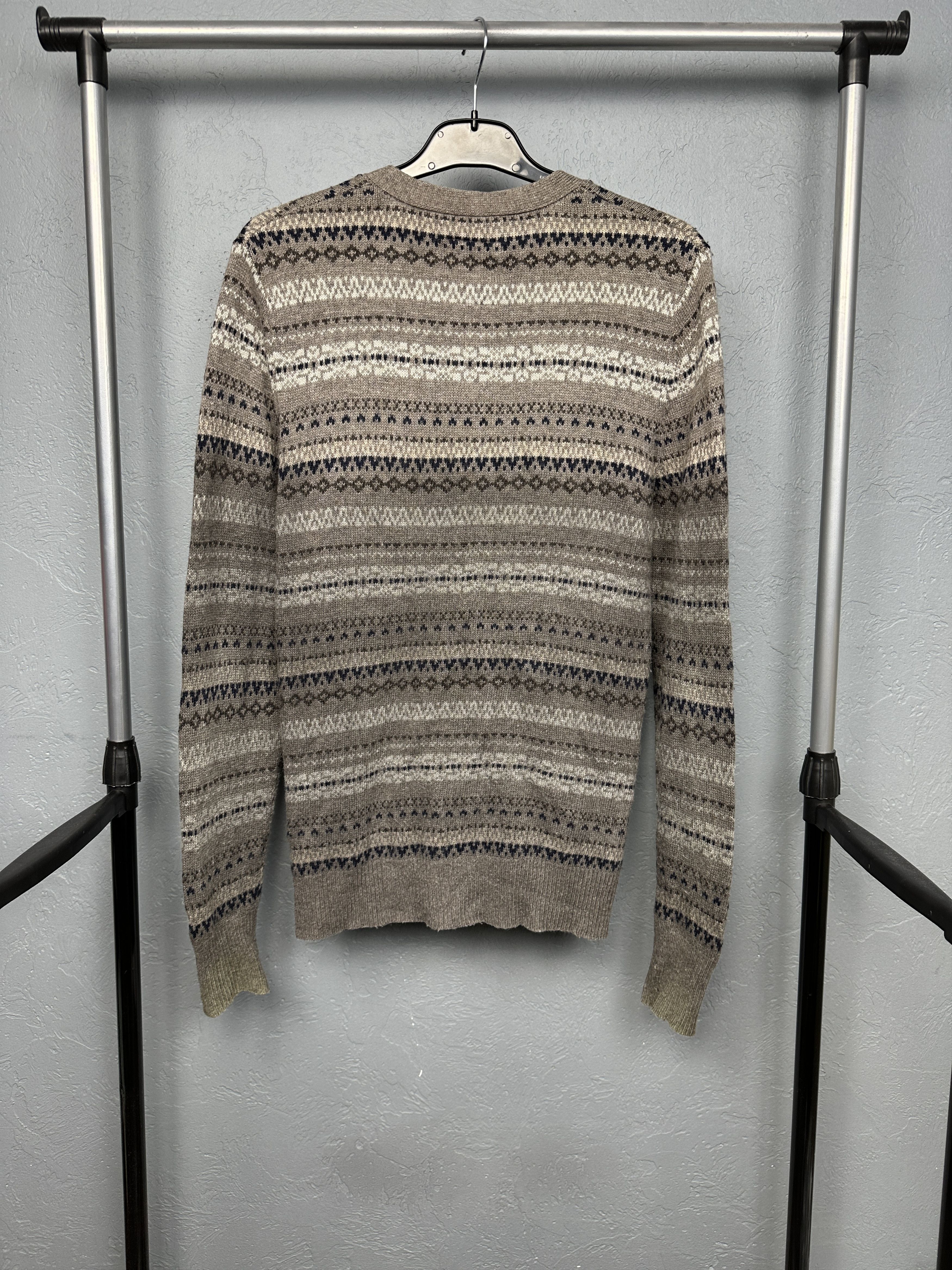 Allsaints Allsaints Halden Mens Wool - Nylon Knit Cardigan Size US S / EU 44-46 / 1 - 7 Thumbnail