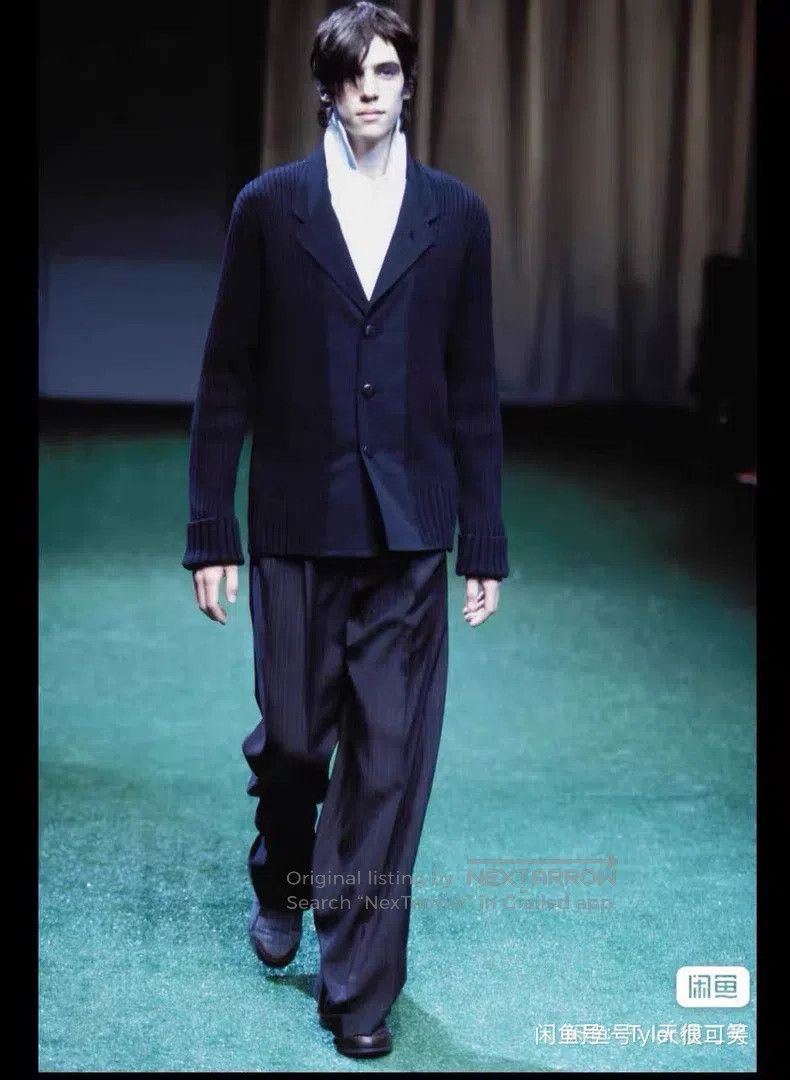 Yohji Yamamoto Yohji Yamamoto size 3 2002aw Pina Bausch Striped Wide Leg T Size US 30 / EU 46 - 8 Thumbnail
