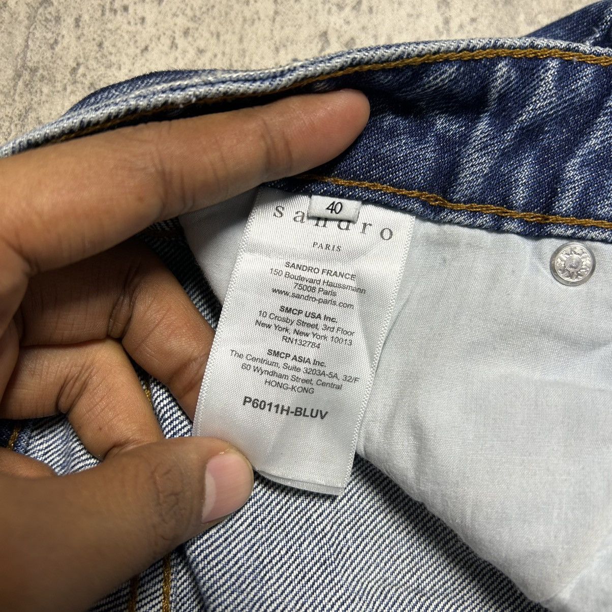 Sandro Sandro Paris Distressed Flared Denim Pants Size US 29 - 6 Thumbnail