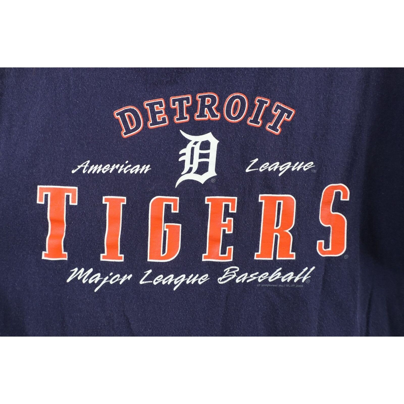 Vintage Vintage Y2K 2004 Spell Out Detroit Tigers Baseball T-Shirt Size US L / EU 52-54 / 3 - 4 Thumbnail