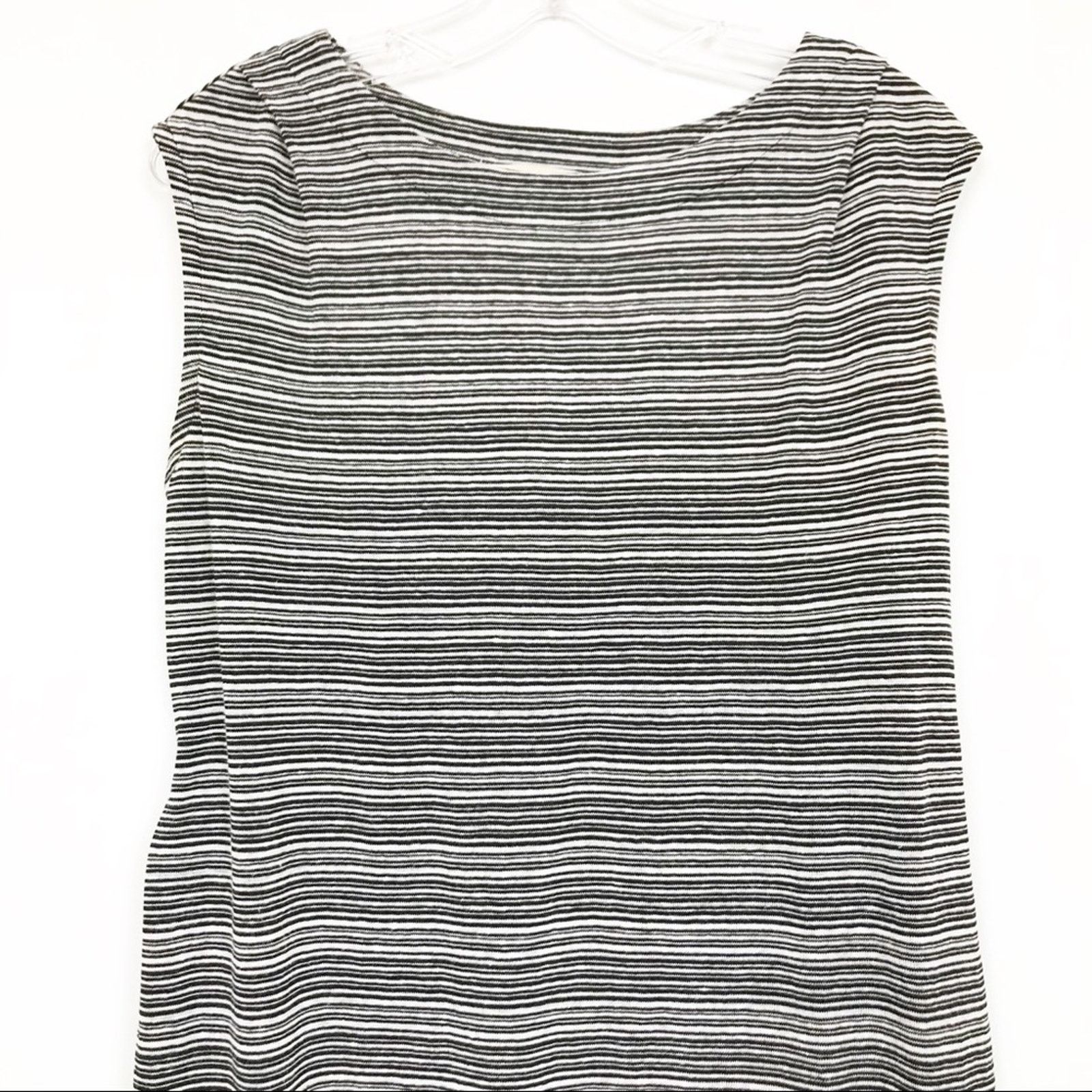 Loft Loft Striped Sleeveless Belted Dress Sz S Size S / US 4 / IT 40 - 2 Thumbnail