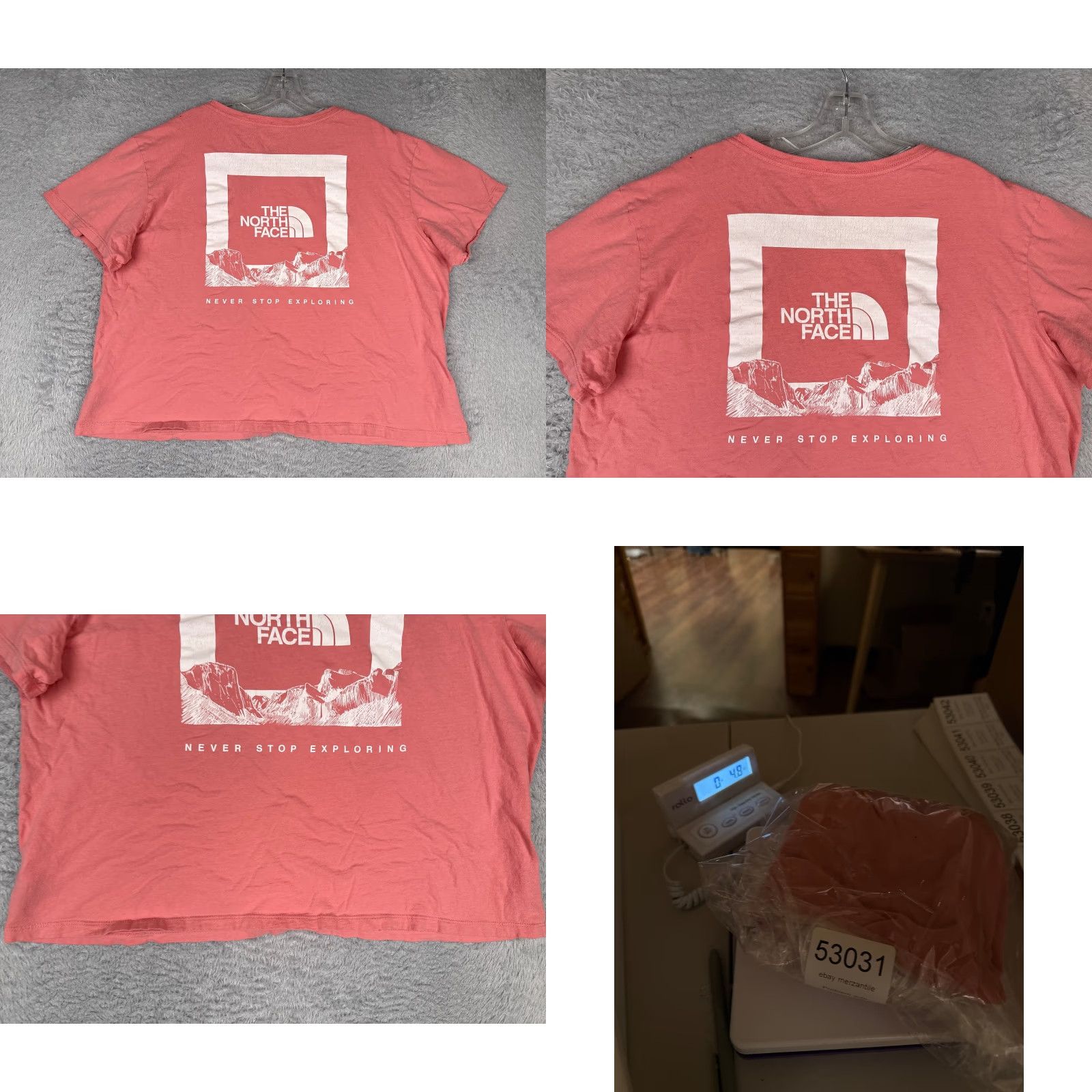 The North Face The North Face Shirt Women Extra Large Pink Crop Length Short Sleeve Crew READ Size XL / US 12-14 / IT 48-50 - 9 Thumbnail