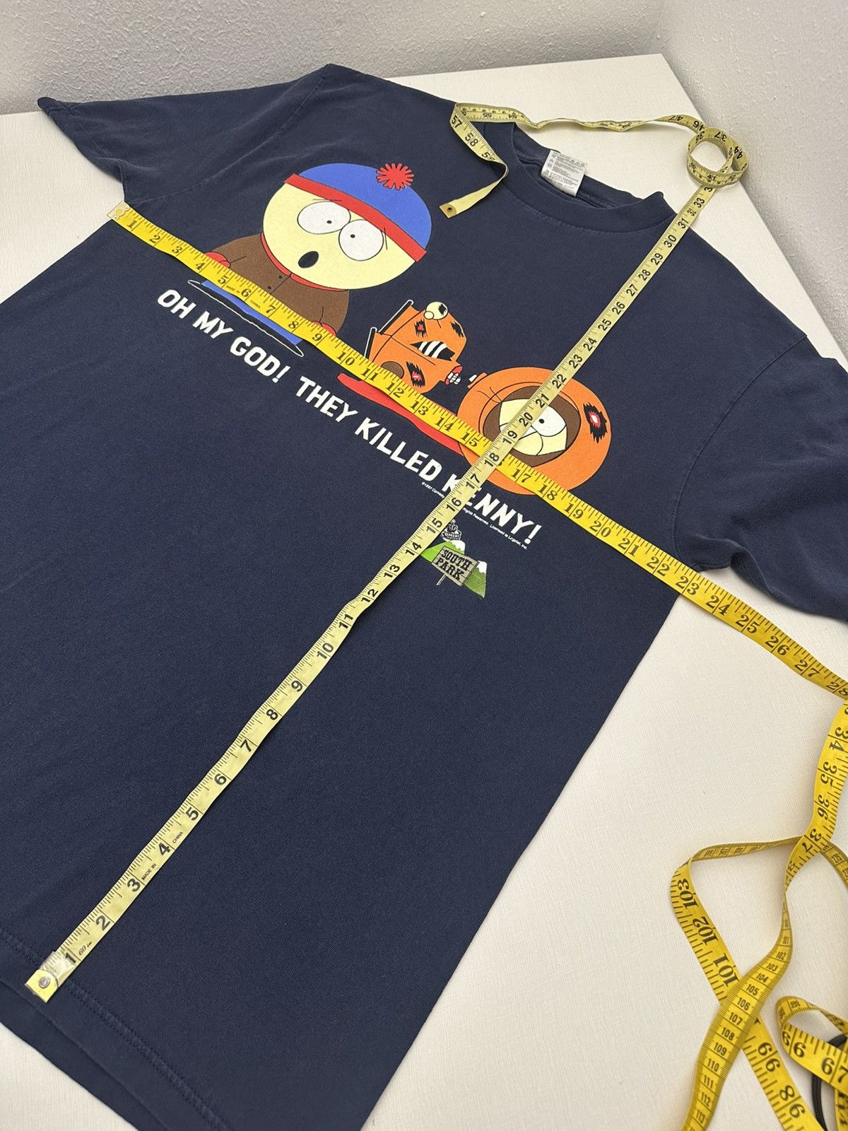Tultex Vintage 90s South Park “OH MY GOD THEY KILLED KENNY” 1997 XL Size US XL / EU 56 / 4 - 5 Thumbnail