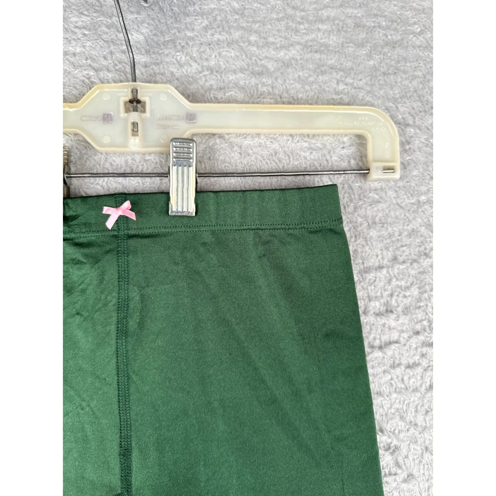 Vintage WEAR ONE'S AT Womens XS Green Compression Shorts Activewear Nylon Sports Size 26" / US 2 / IT 38 - 5 Thumbnail