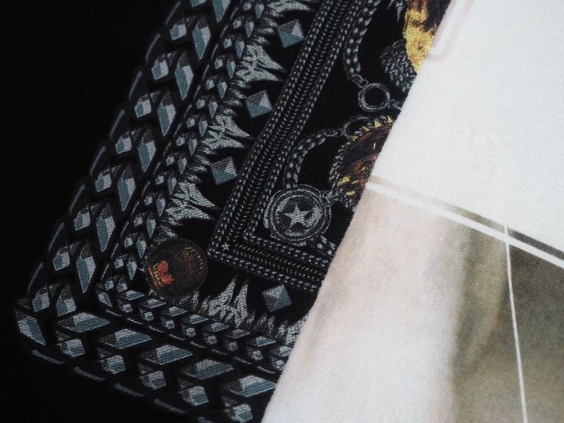 Givenchy Givenchy black velvet group dog Madonna patchwork hoodie Size US XS / EU 42 / 0 - 7 Thumbnail