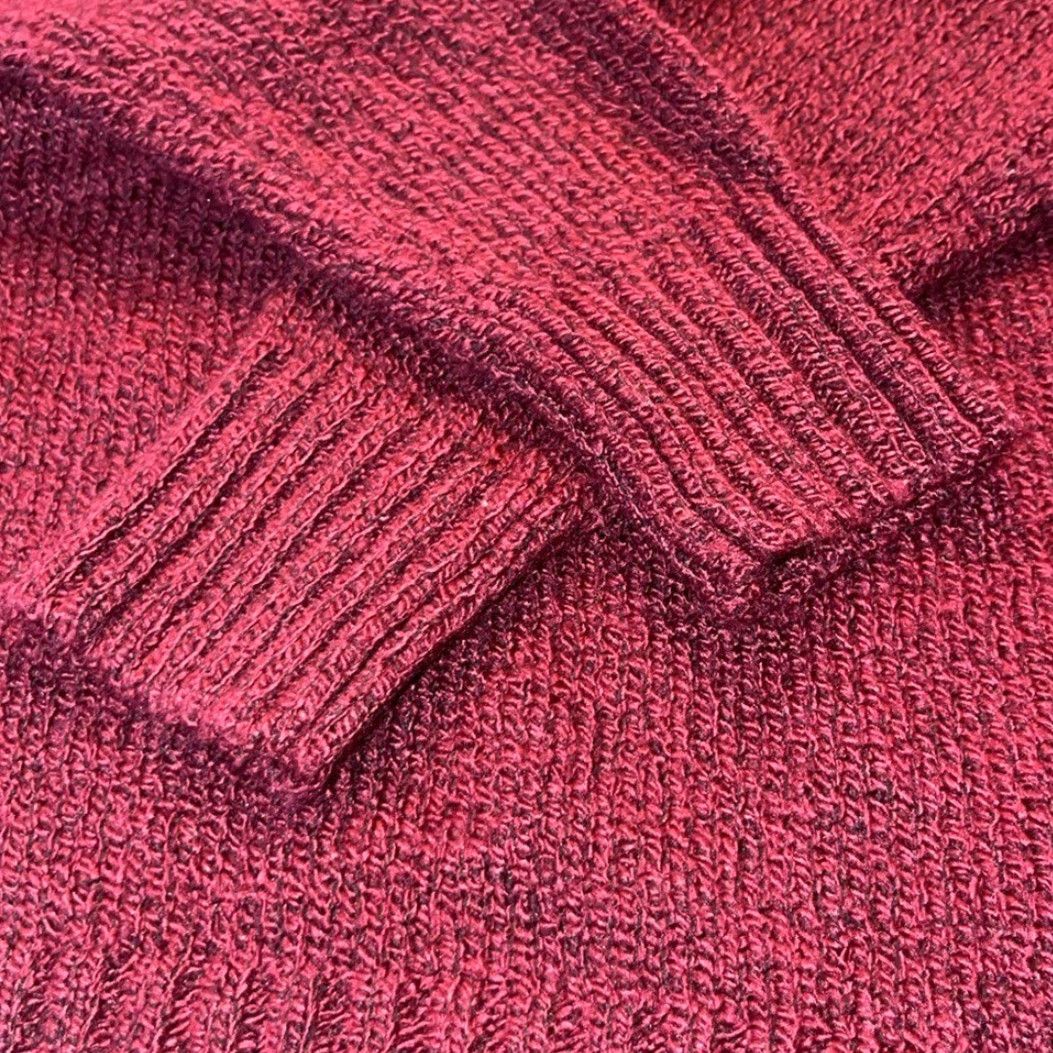 Vintage St. John's Bay burgundy red fleck v cowl holiday sweater top women's Petite XL Size XL / US 12-14 / IT 48-50 - 6 Thumbnail