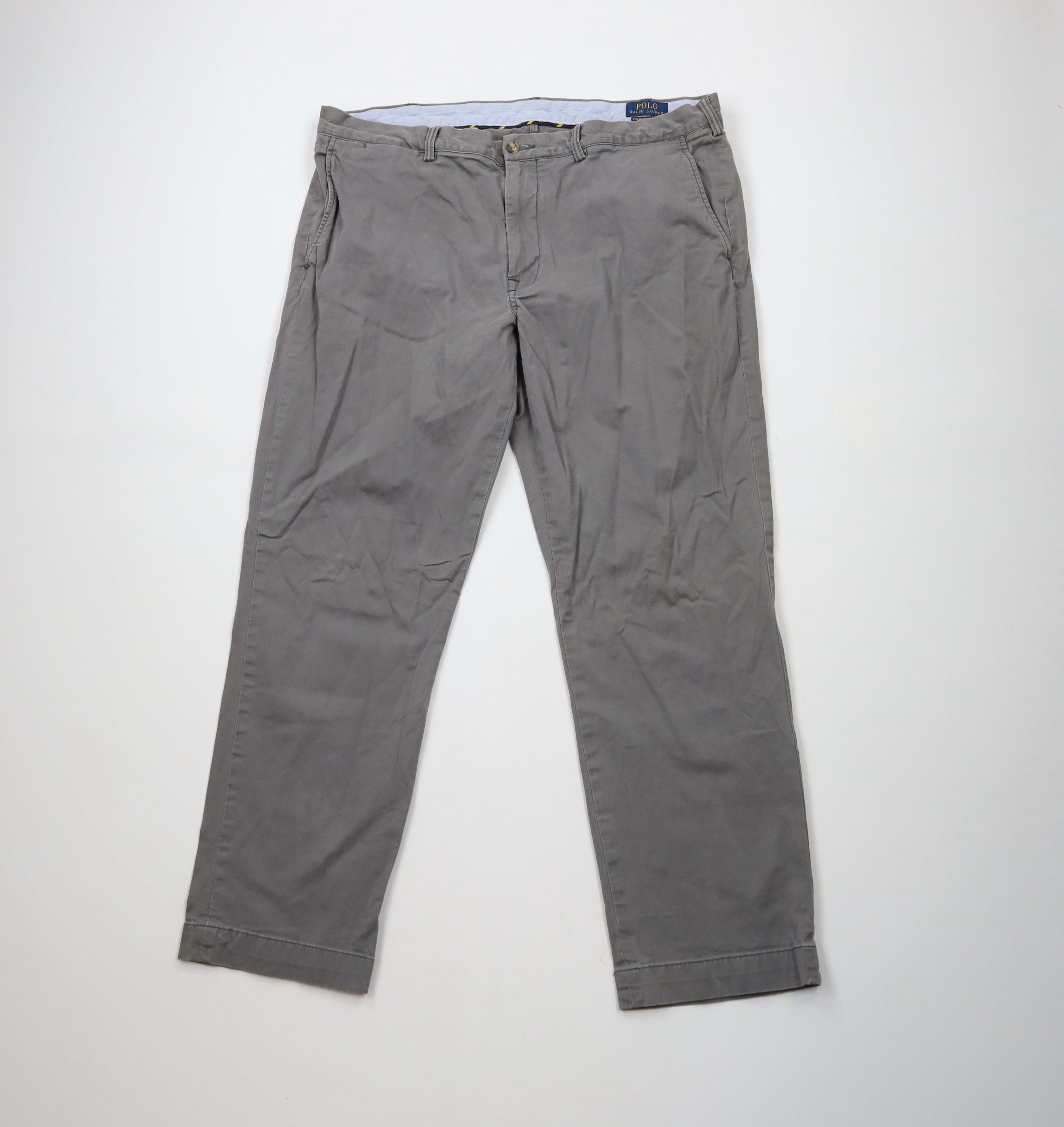 Ralph Lauren × Vintage Vintage Y2K Ralph Lauren Wide Leg Stretch Chino Pants Gray Size US 38 / EU 54 - 1 Thumbnail
