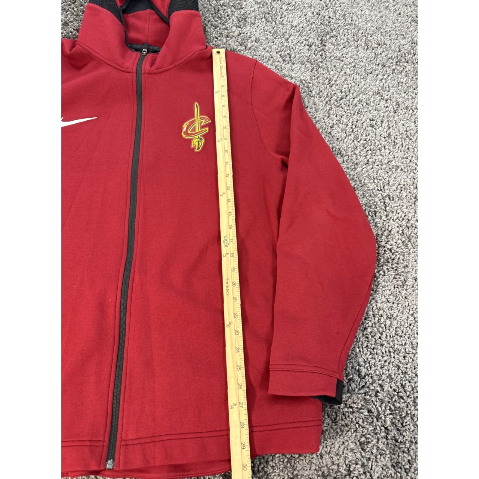 Nike Nike Hoodie Full Zip Mens XL 2XL Red Cleveland Cavaliers Dri-Fit Fleece Pockets Hooded Sports City Size US XXL / EU 58 / 5 - 2 Thumbnail