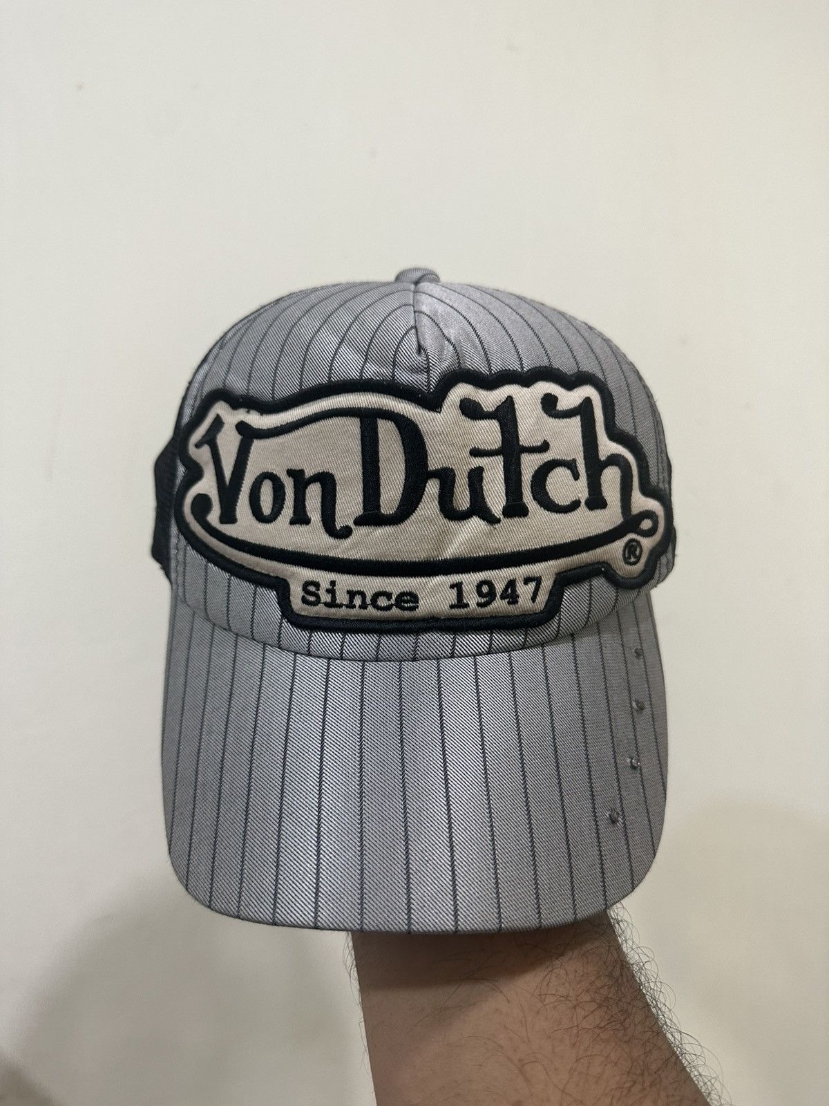 Vintage VTG Von Dutch BIG LOGO Trucker Hat Size ONE SIZE - 2 Thumbnail