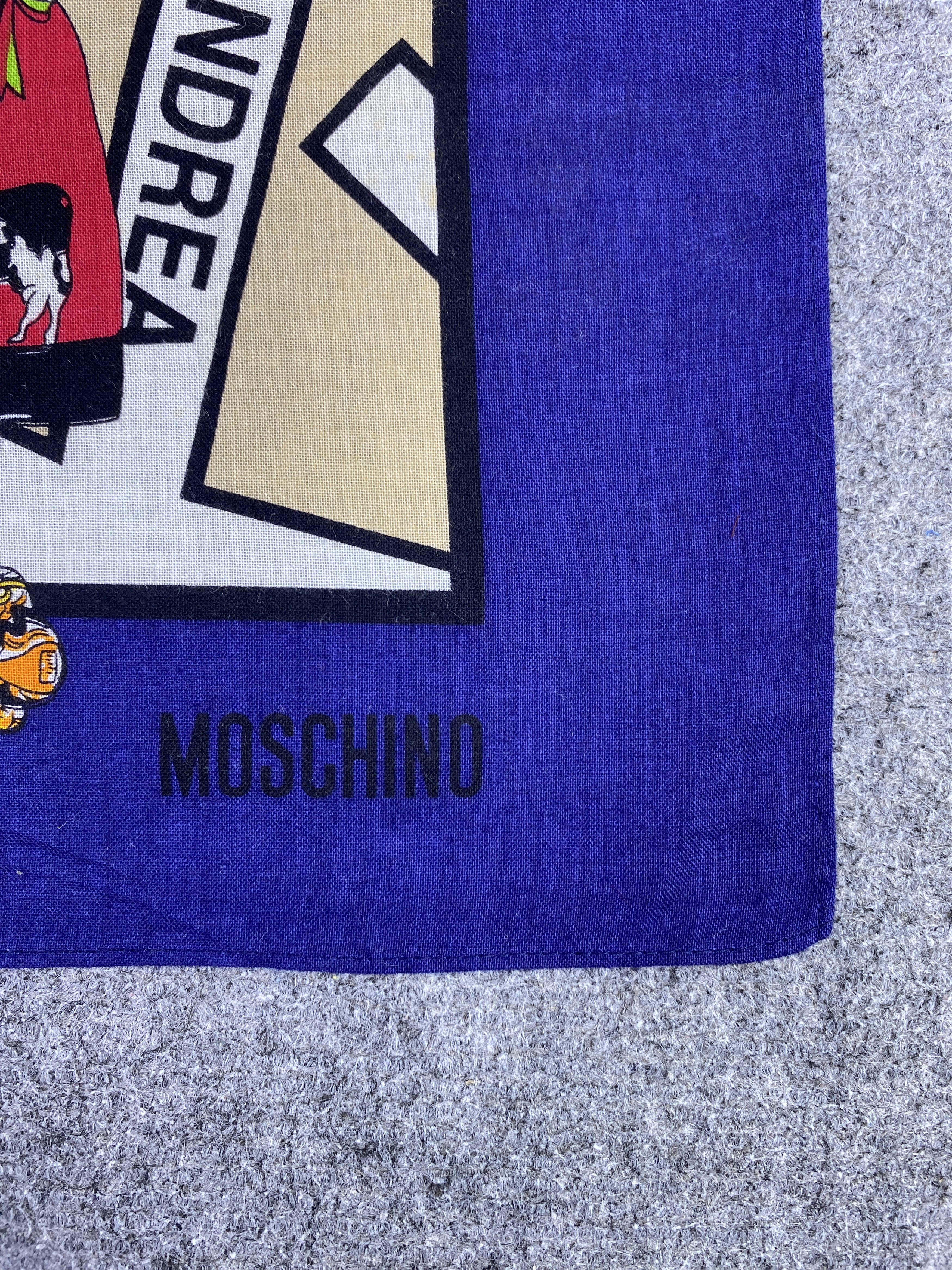 Moschino Vintage Moshino Handkerchief / Neckerchief KT0164 Size ONE SIZE - 6 Thumbnail