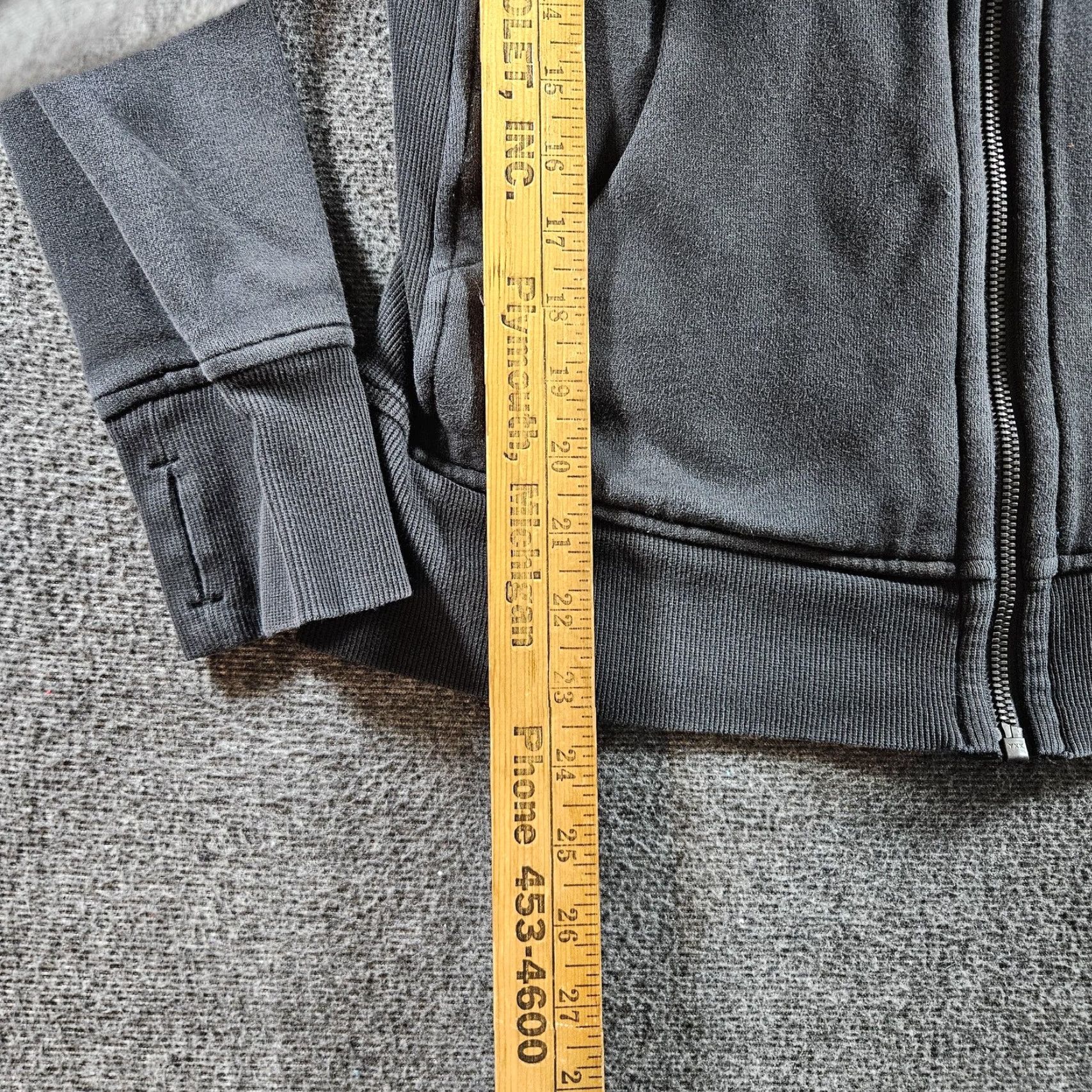 Lululemon Lululemon Scuba Hoodie Womens S/M Gray Full Zip Fleece Logo Thumbholes Size S / US 4 / IT 40 - 7 Thumbnail