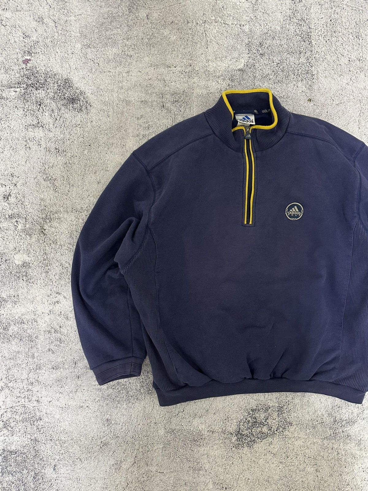 Adidas Vintage Adidas Golf 1/4 Zip Sweatshirt Logo Men’s Blue Size US L / EU 52-54 / 3 - 3 Thumbnail