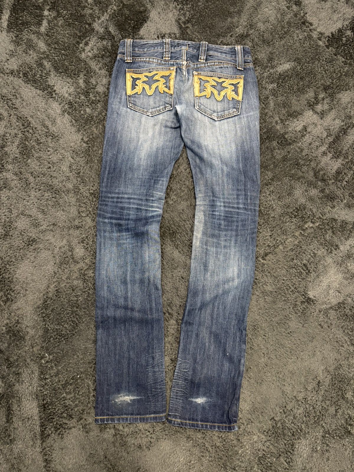 Japanese Brand Vintage Japan 2000s Style Straight Y2K Jeans Size 25" / US 0 / IT 36 - 1 Thumbnail